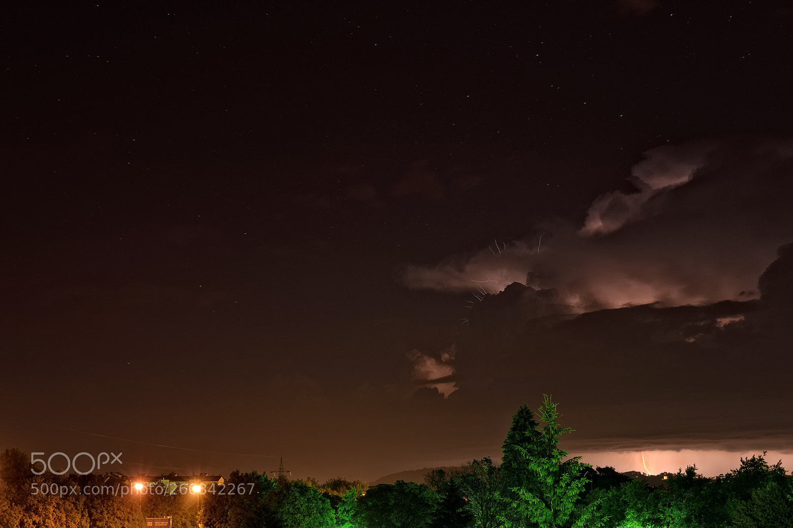 Nikon D7200 sample photo. Thunderstor under cassiopea stars photography