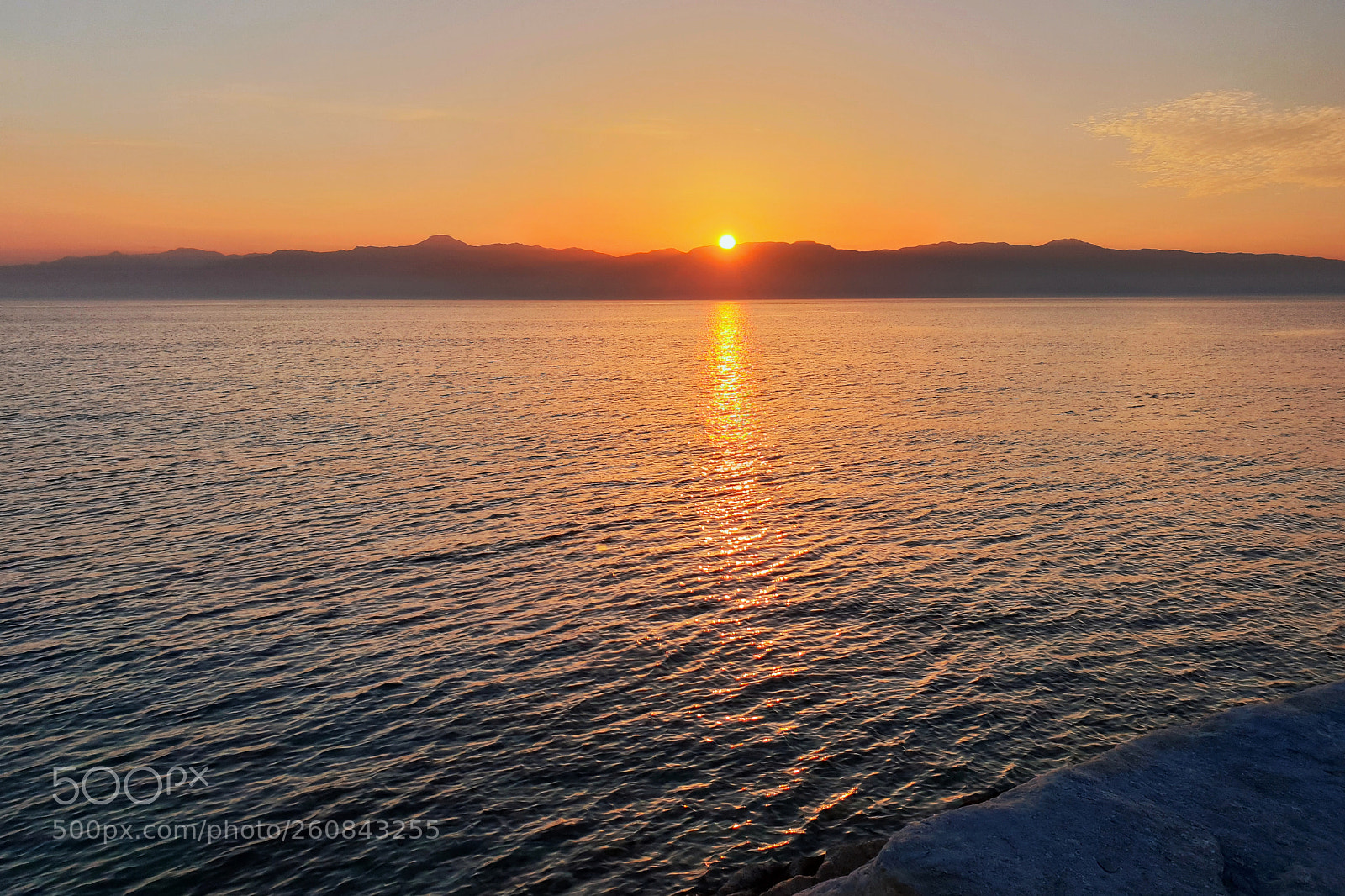 Samsung Galaxy S9 sample photo. Tramonto sullo stretto di photography