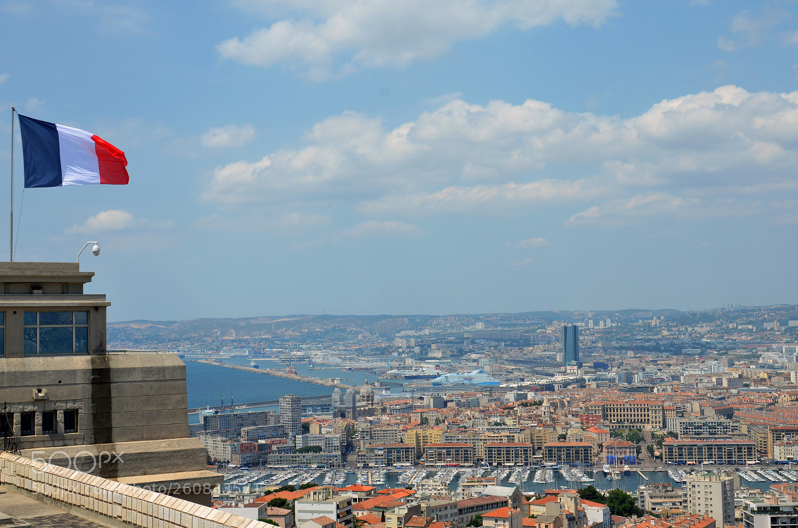 Nikon D5100 sample photo. Marseille skyline photography