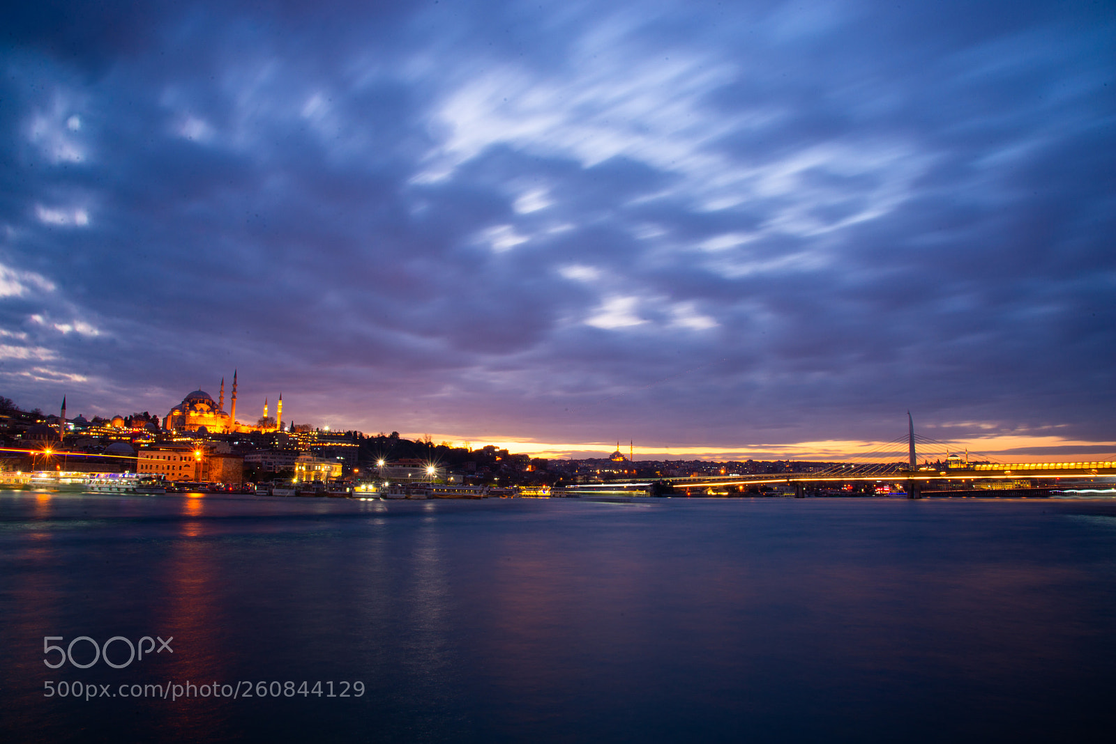 Nikon D610 sample photo. Evening hours in istanbul photography
