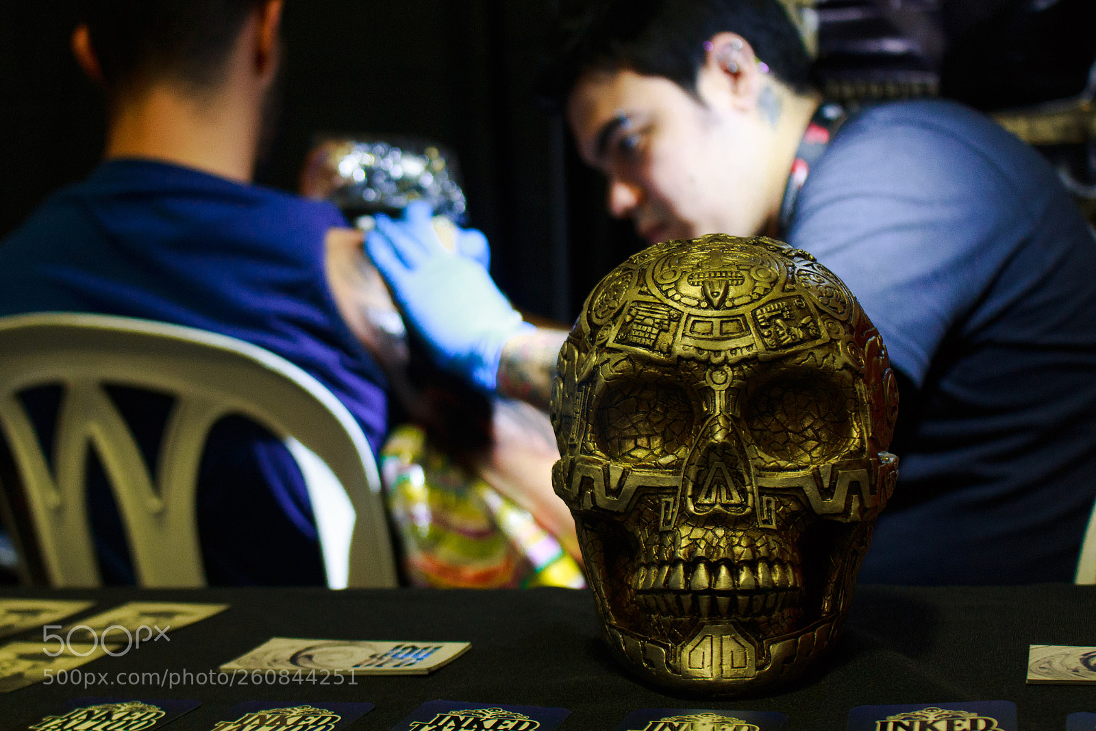 Canon EOS 700D (EOS Rebel T5i / EOS Kiss X7i) sample photo. Skull gold photography