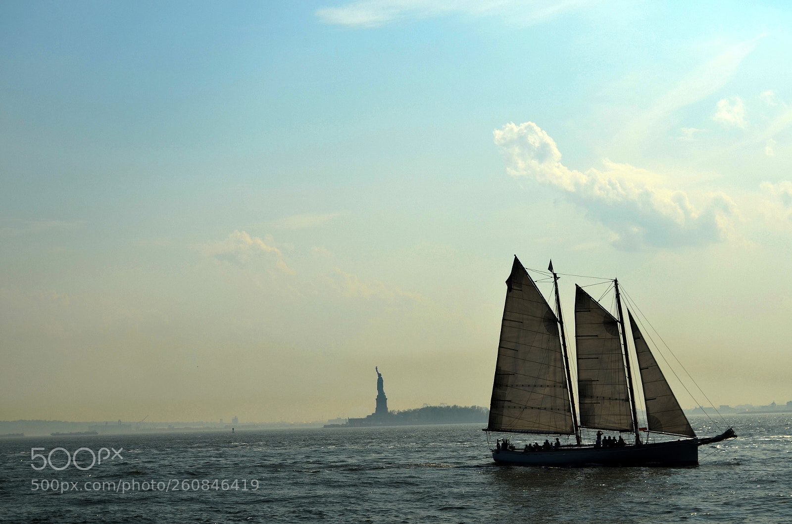 Nikon D5100 sample photo. Hazy sailing photography