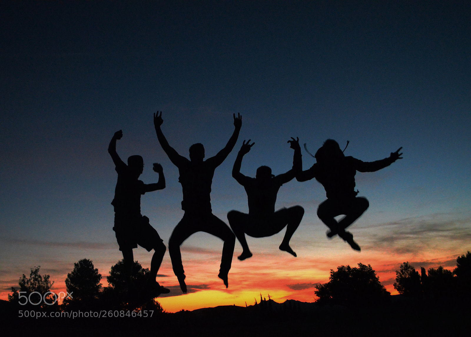 Nikon D5100 sample photo. Sunset shapes photography