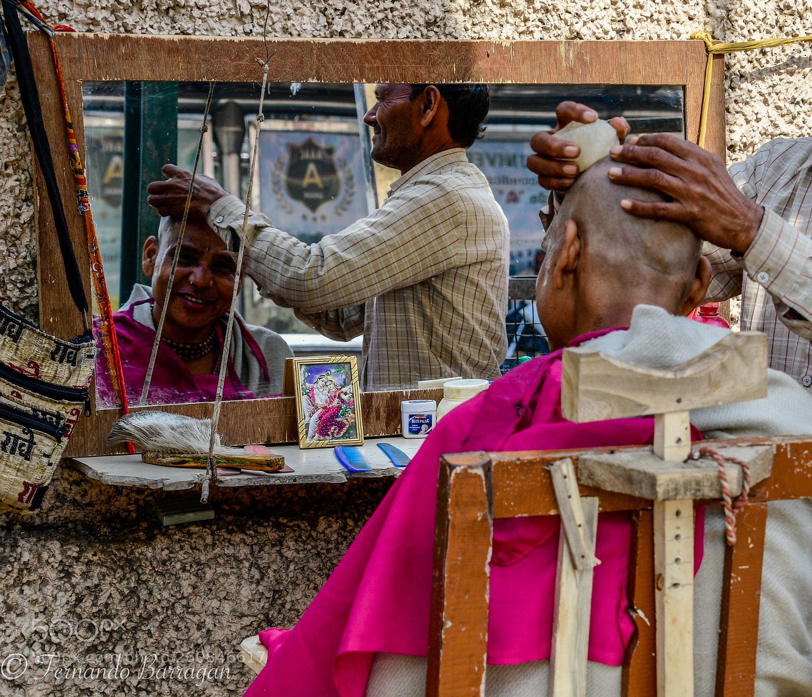 Nikon D500 sample photo. Barberia al aire libre photography