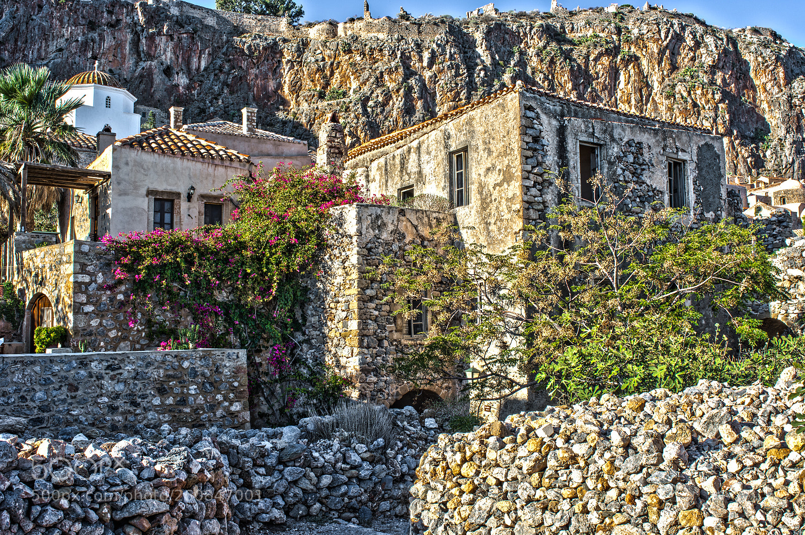 Nikon D5200 sample photo. Monemvasia in the afternoon photography