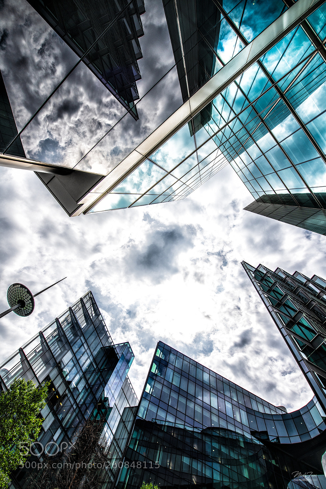 Nikon D850 sample photo. Looking up in london photography