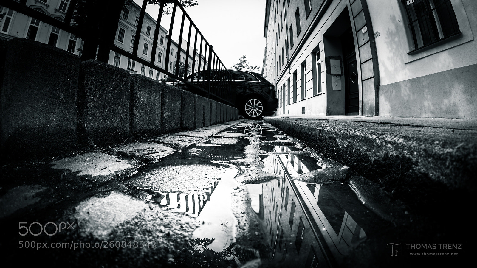 Nikon D600 sample photo. The water way bw photography
