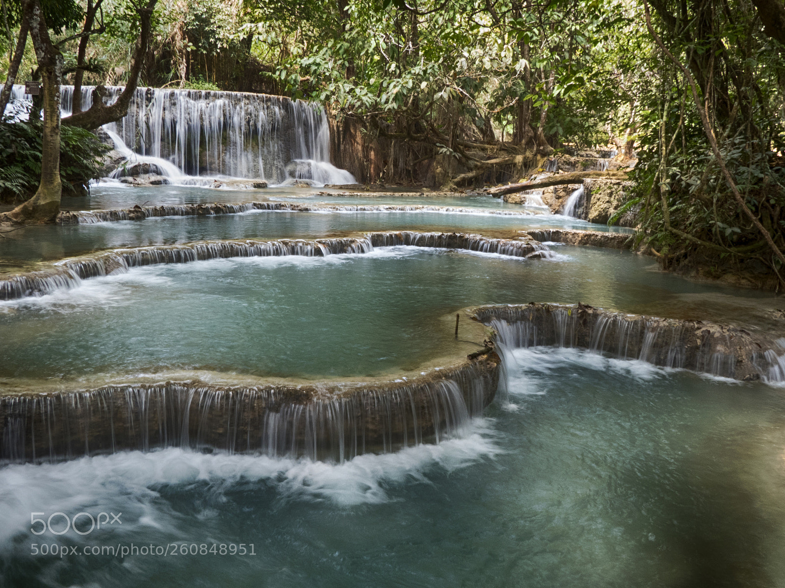 Panasonic Lumix DMC-FZ300 sample photo. Kuang si waterfall.. luang photography