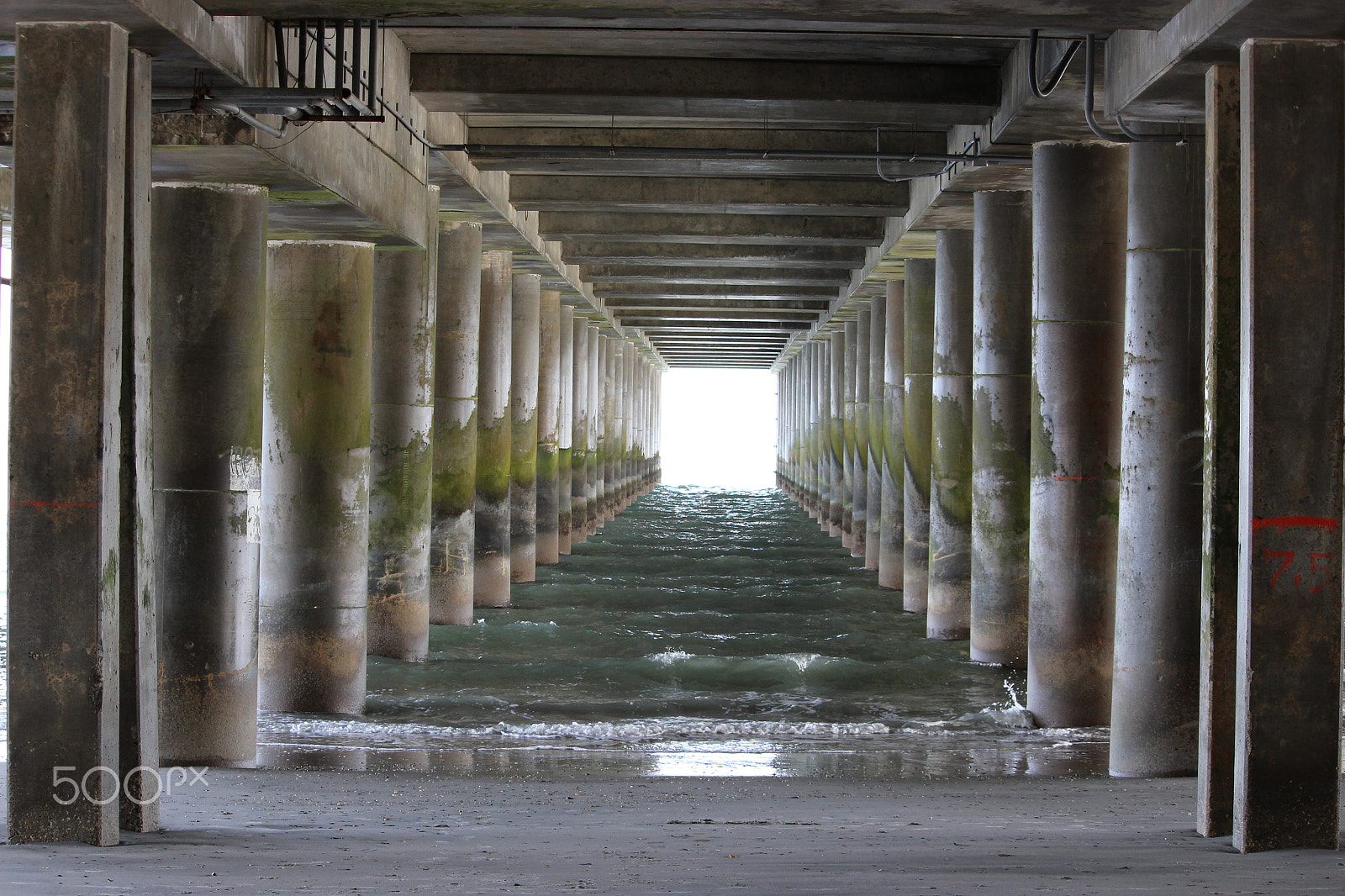 Canon EOS 700D (EOS Rebel T5i / EOS Kiss X7i) sample photo. Under the jetty photography