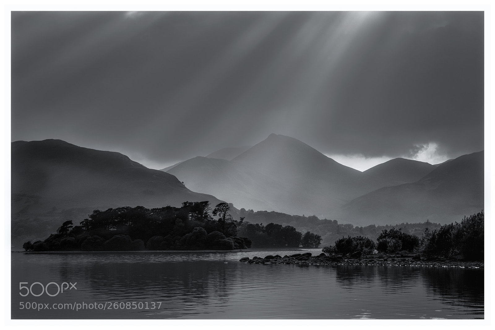 Canon EOS 6D sample photo. Derwent water rays photography