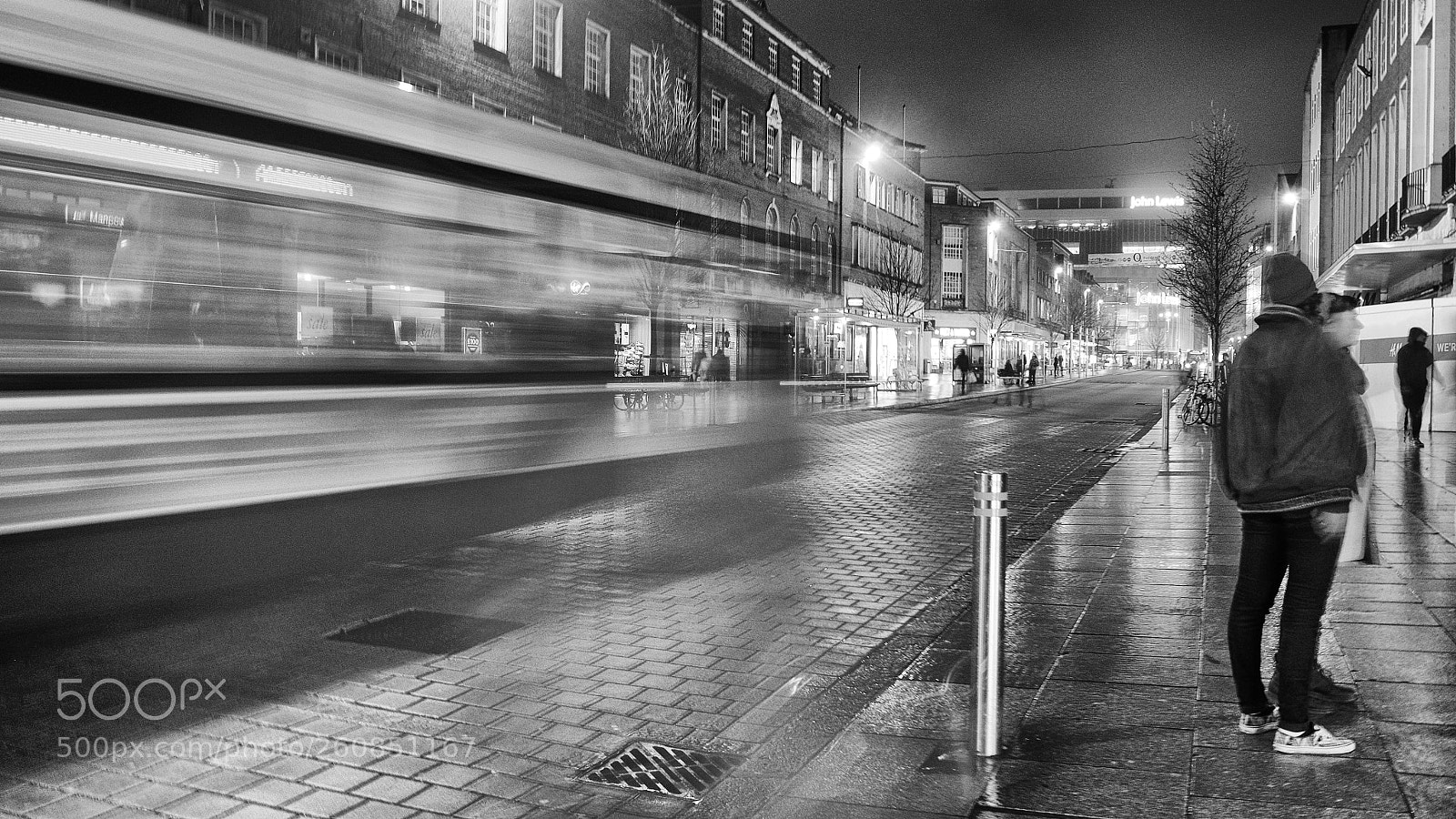 Olympus OM-D E-M10 II sample photo. Exeter high street long photography