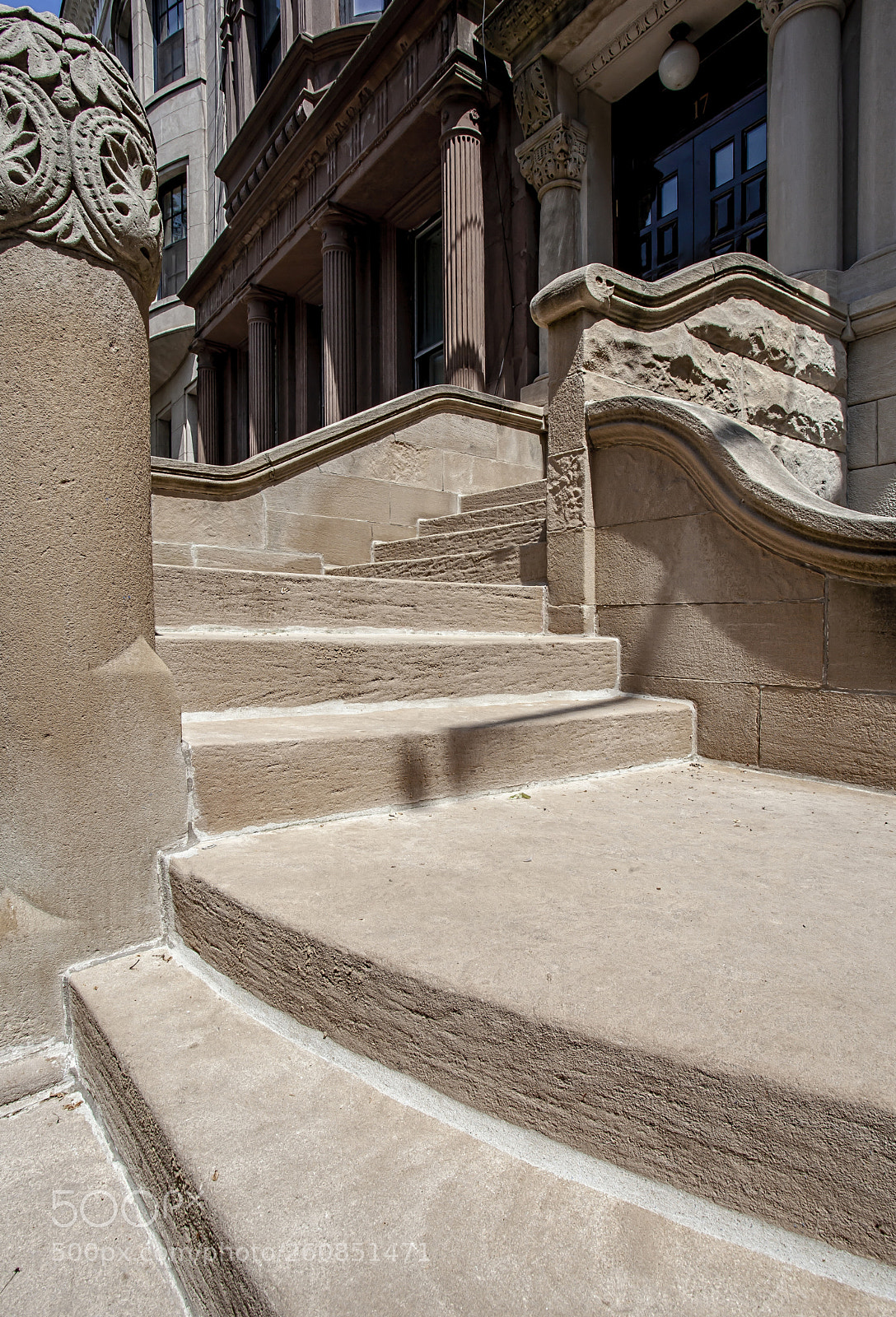 Canon EOS 5D Mark II sample photo. Townhouse stoop photography