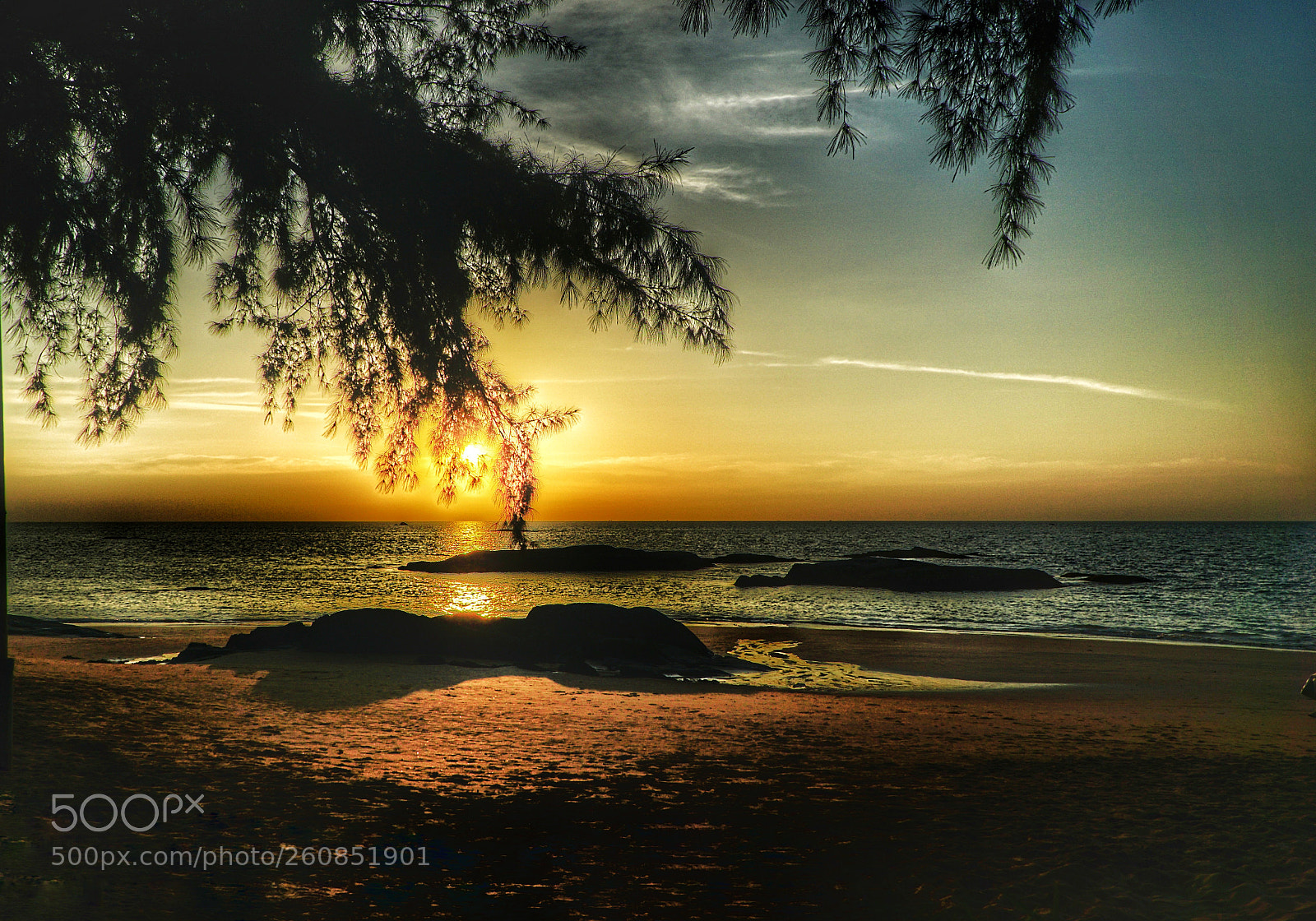 Sony a6000 sample photo. Sunset khao lak photography