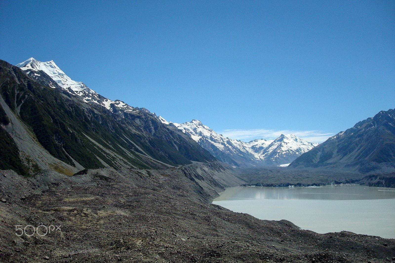 Sony DSC-W90 sample photo. Tasman glacier lake in new zealand photography