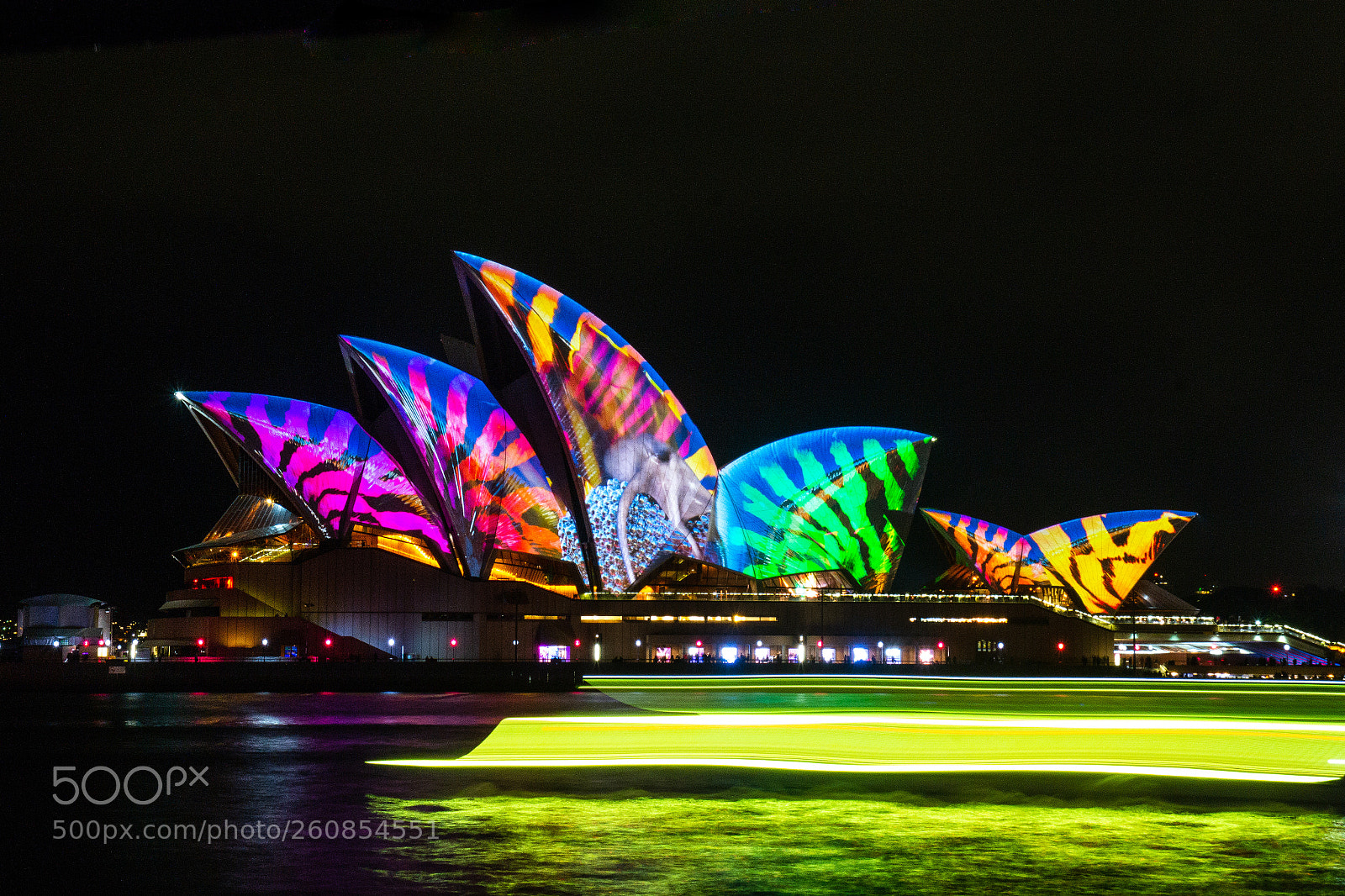 Samsung NX300 sample photo. Sydney opera house vivid 2017 photography