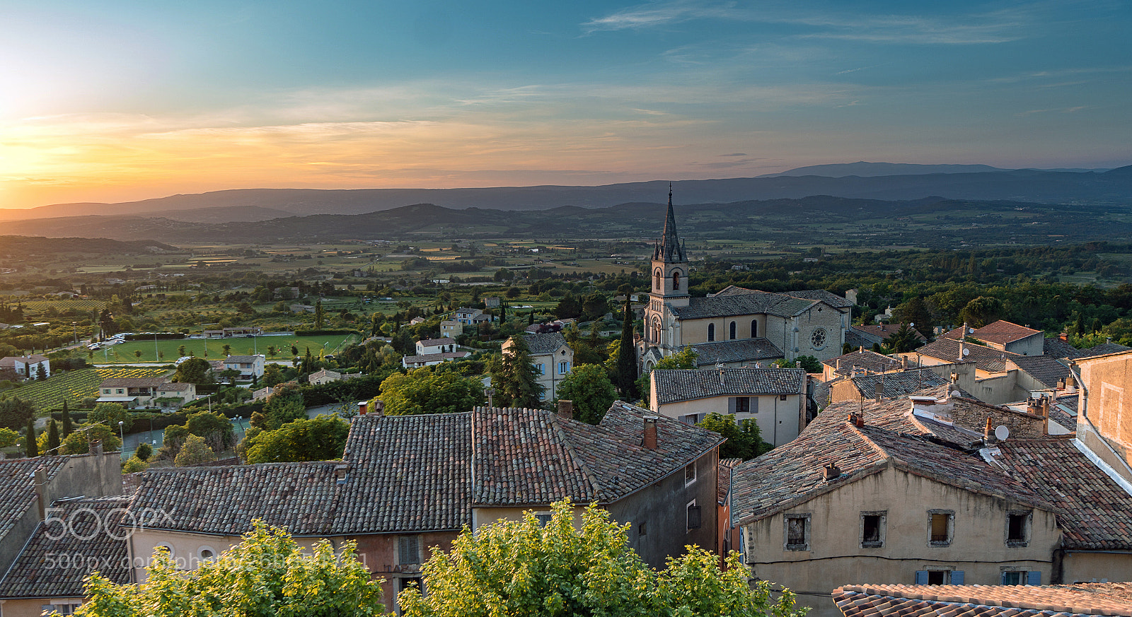 Sony a6300 sample photo. Sunset bonnieux photography