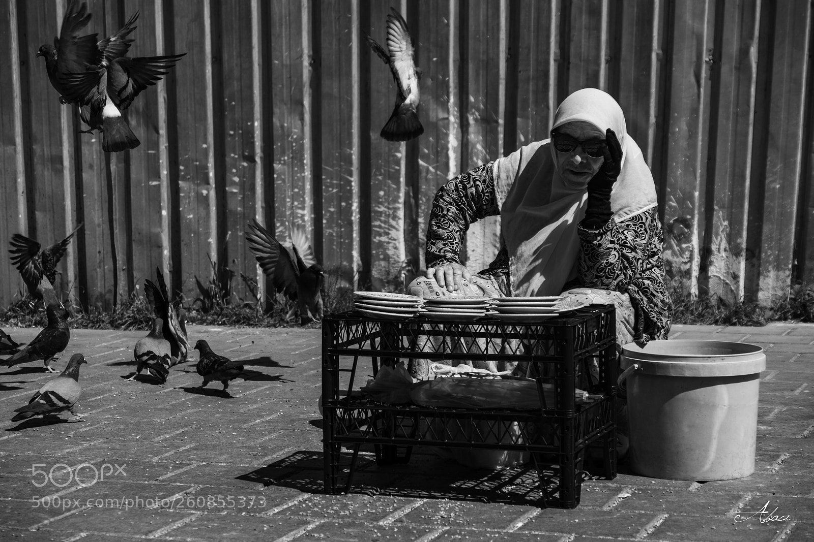 Fujifilm X-T2 sample photo. Vogelfutter verkäuferin photography