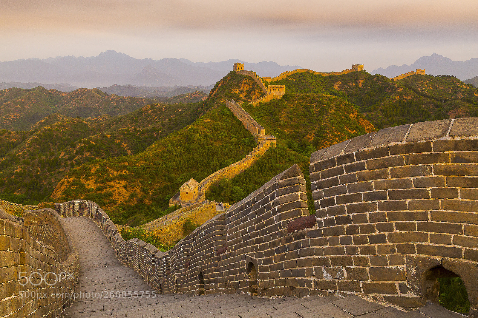 Canon EOS 6D sample photo. Great wall at morning  photography