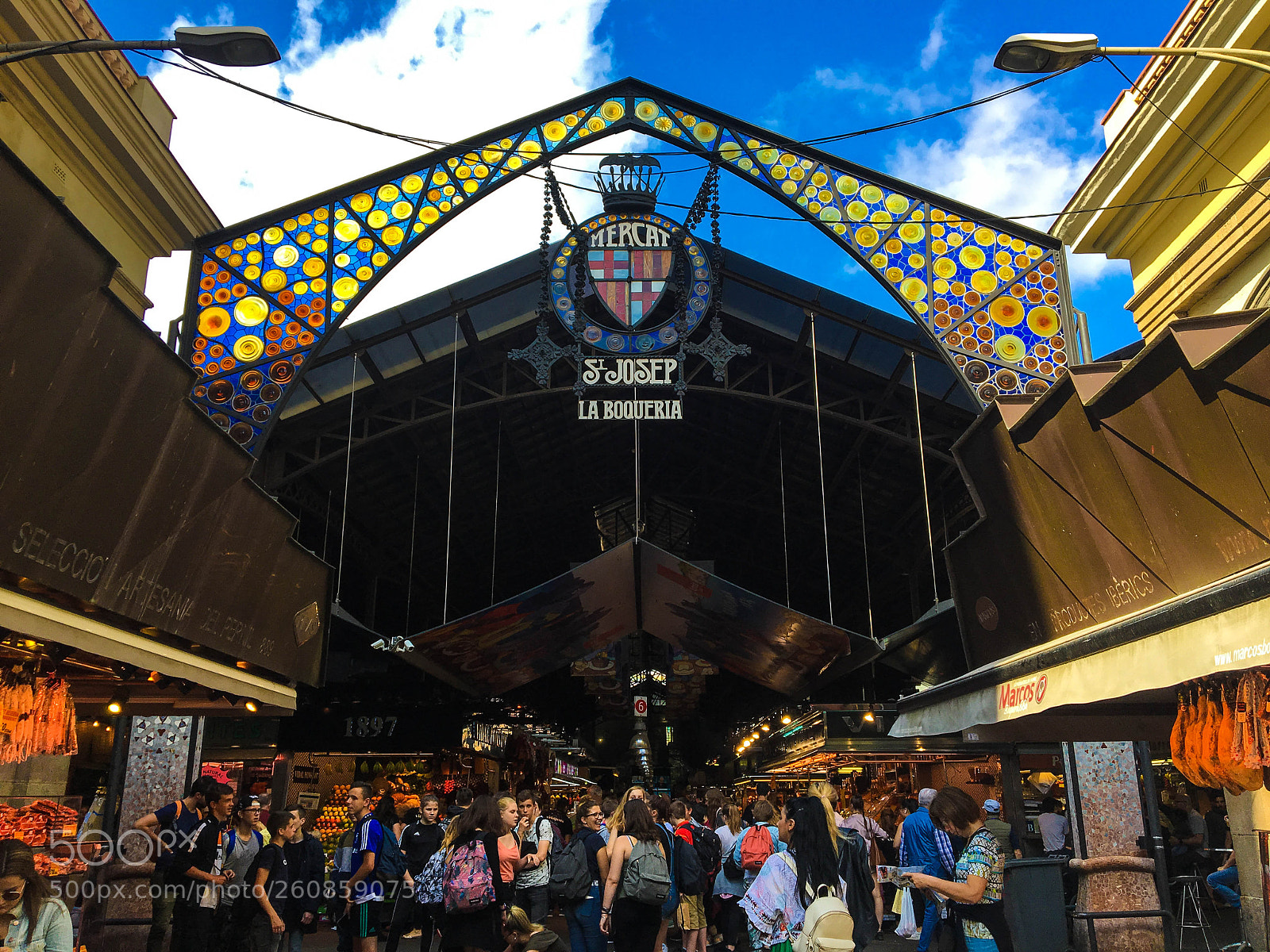 Apple iPhone 6s sample photo. La boqueria photography