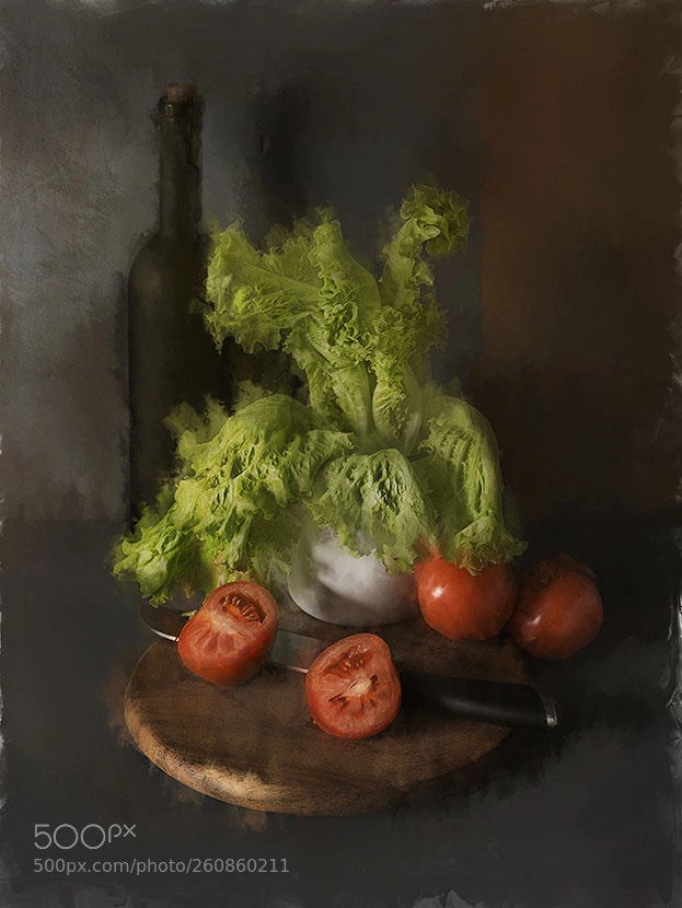 Sony a6000 sample photo. Salad photography