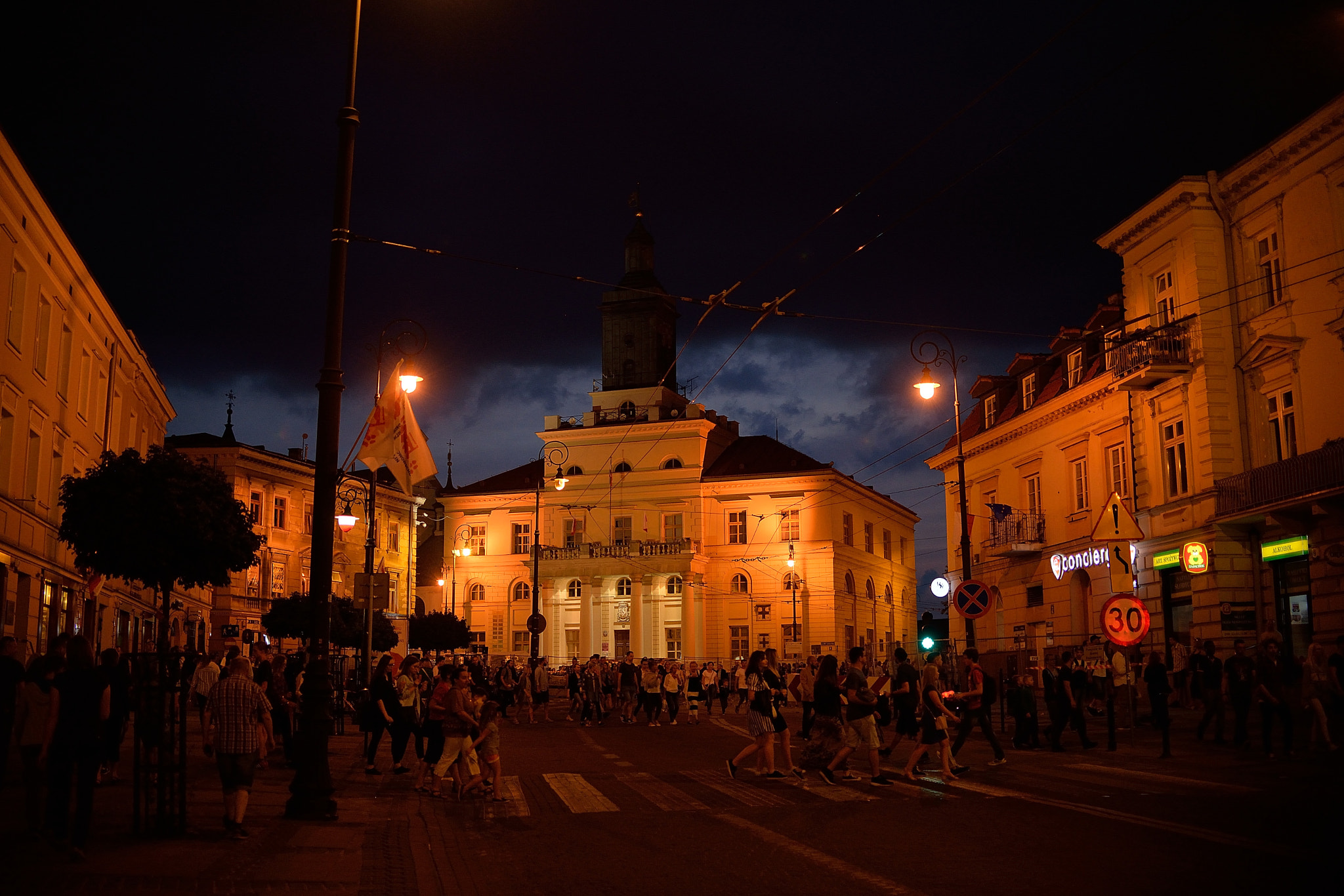 Nikon D610 sample photo. Cultural night in lublin photography