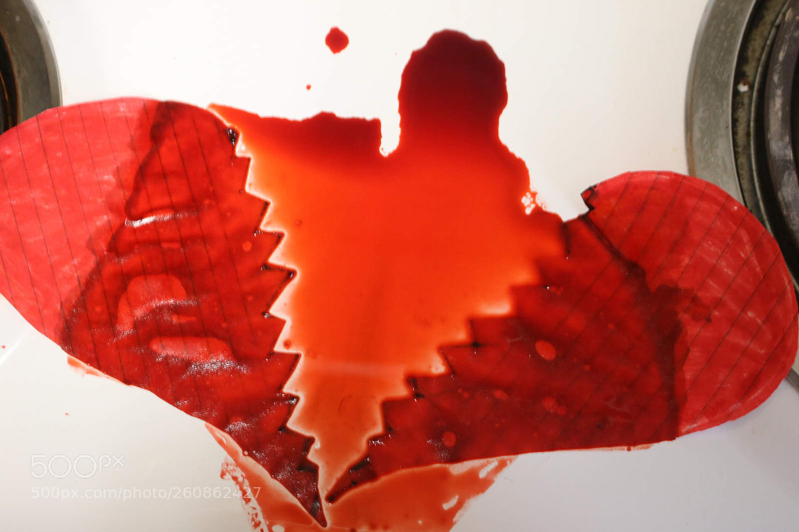 Canon EOS 70D sample photo. Bloody broken heart photography