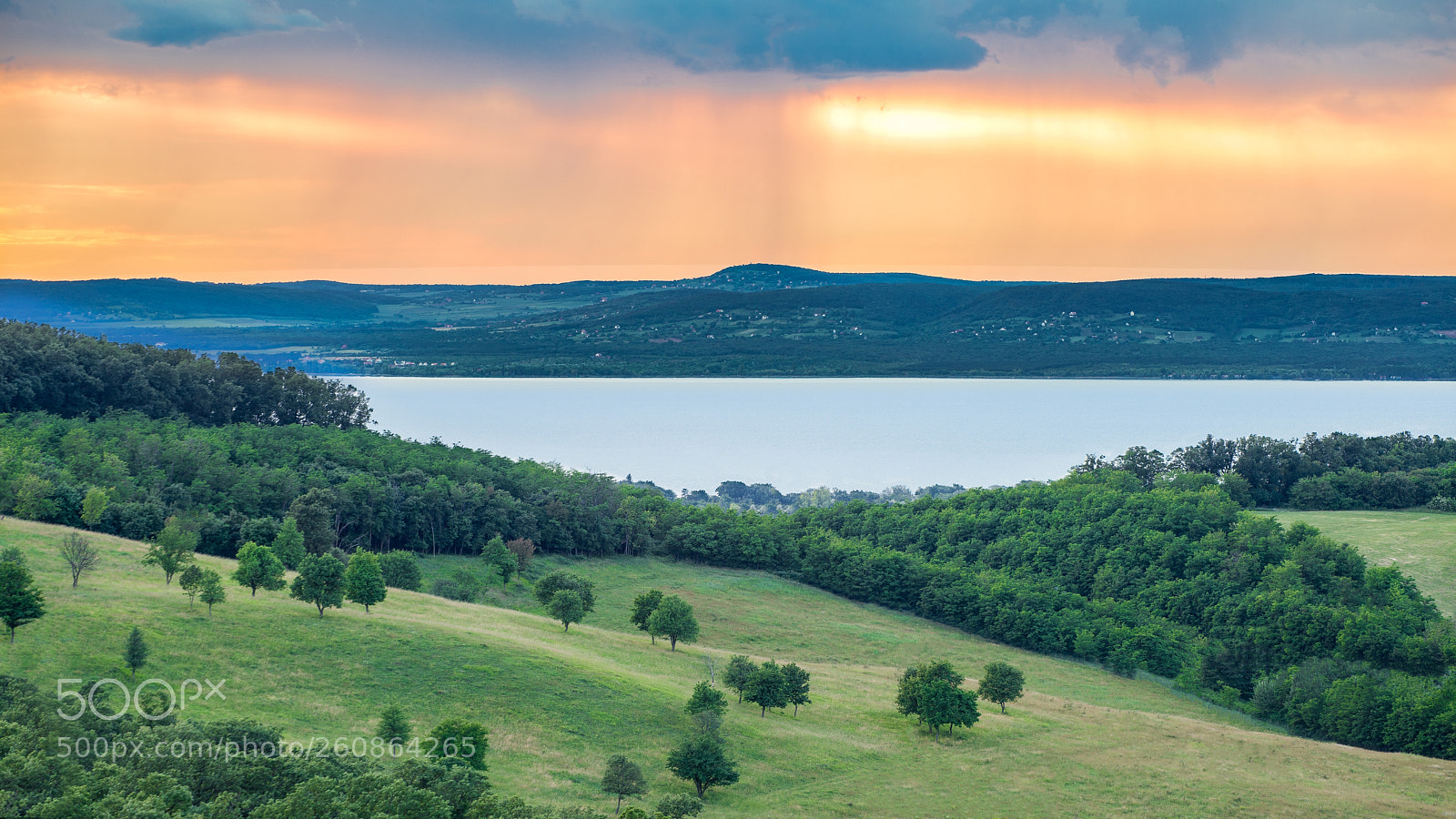 Sony a7 II sample photo. Sunset on the hill photography