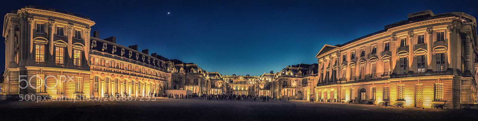 Nikon D5 sample photo. Versailles castle at night photography
