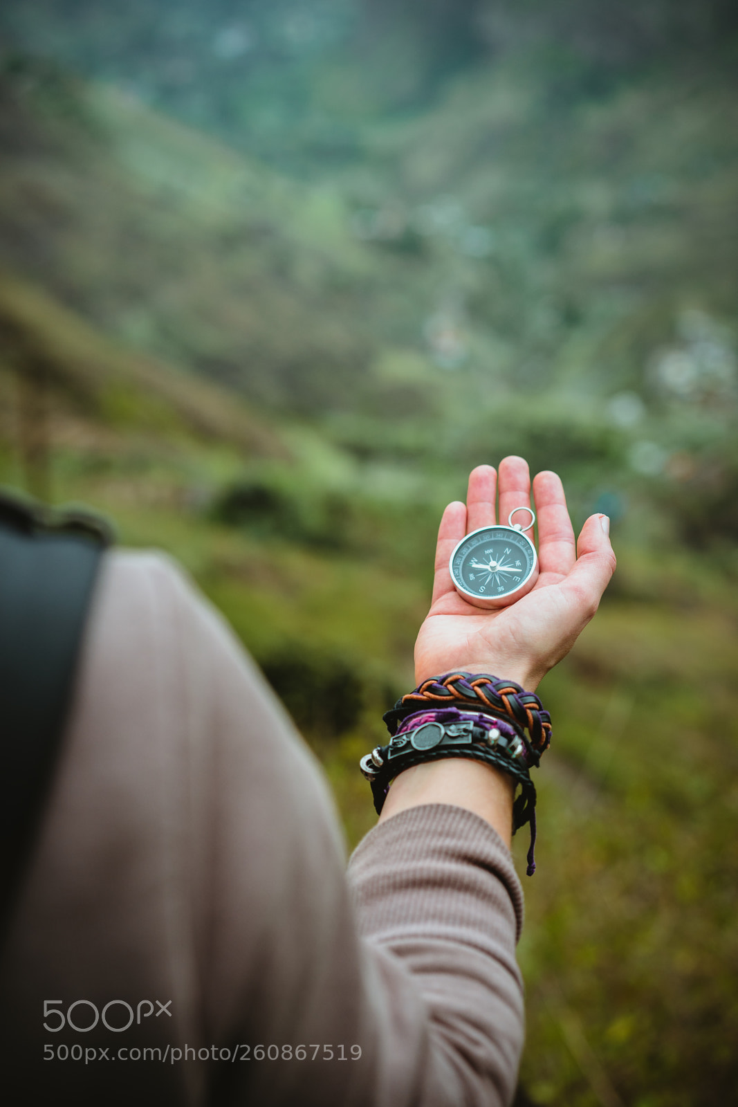 Sony a7 II sample photo. Compass in womens palm photography