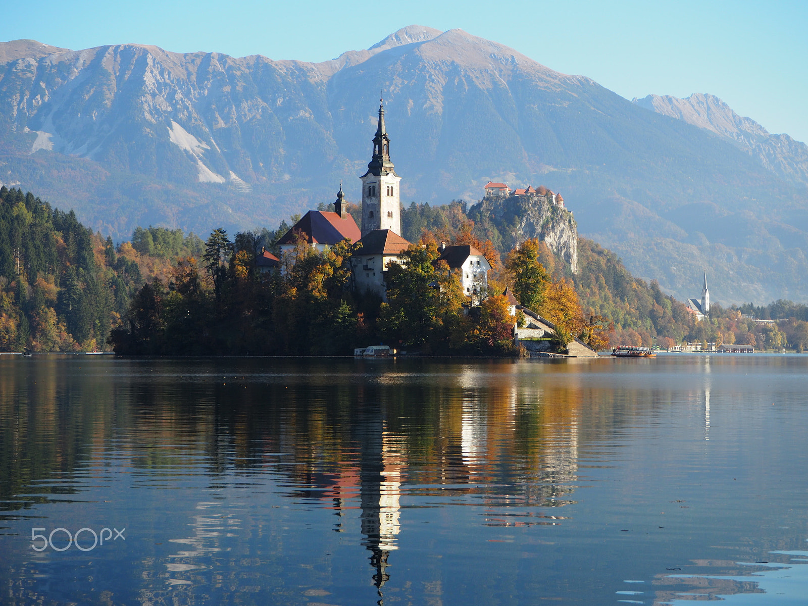 Olympus PEN-F sample photo. Lake bled, slovenia photography