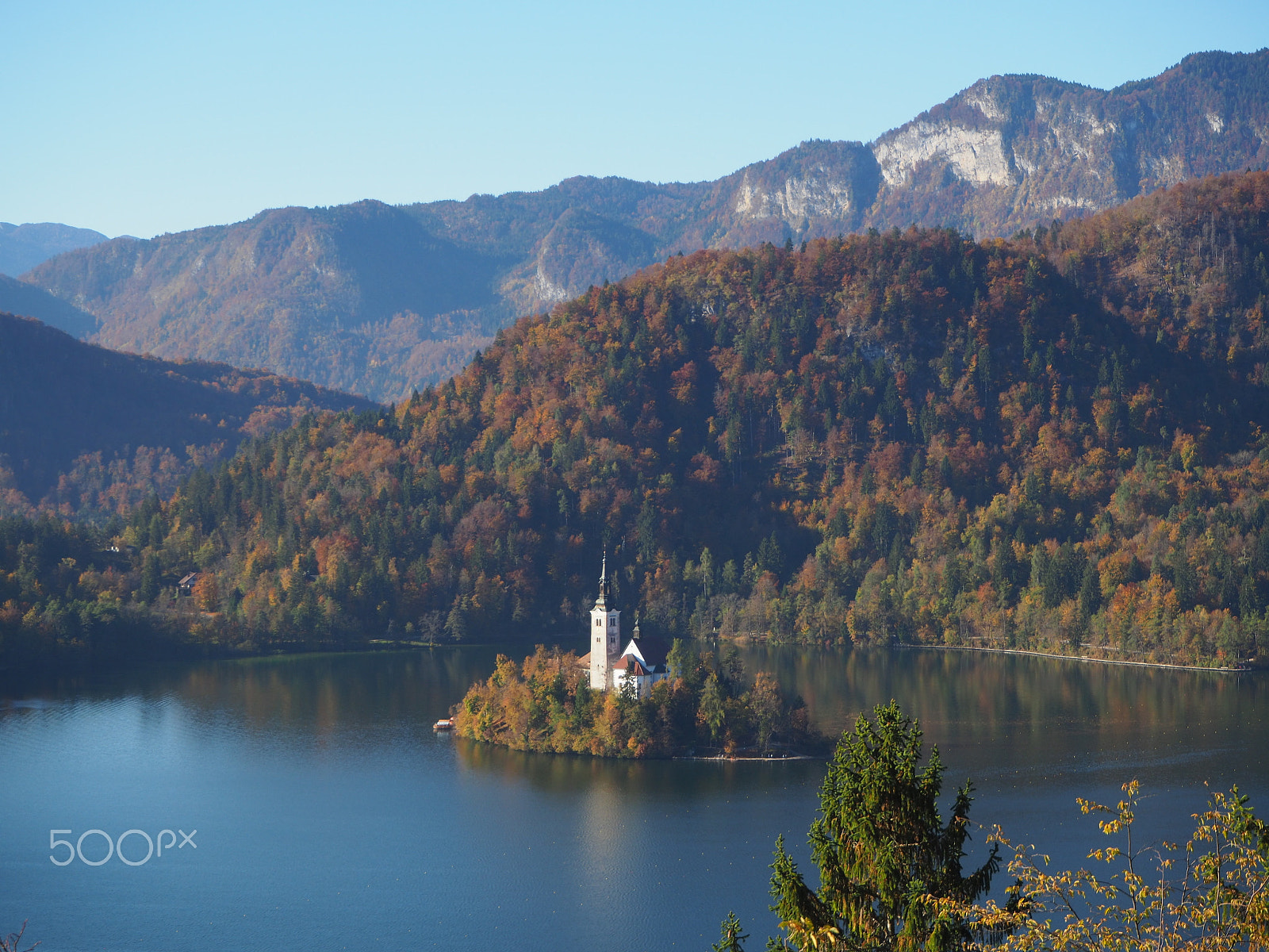 Olympus PEN-F sample photo. Lake bled, slovenia photography