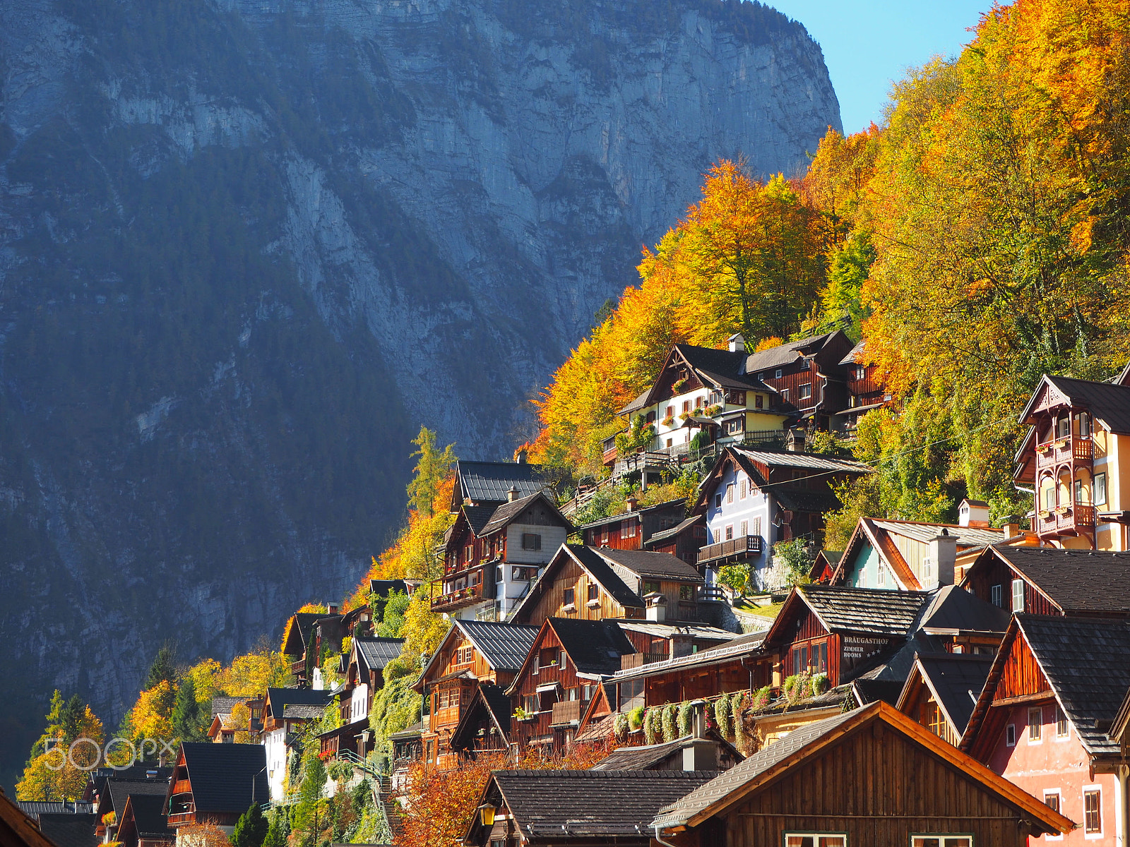Olympus PEN-F sample photo. Hallstatt, austria photography
