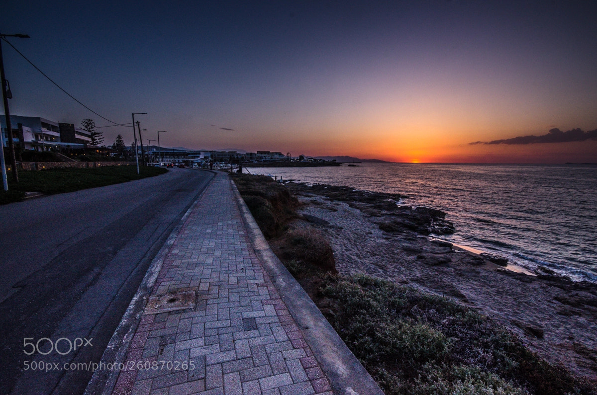 Nikon D7000 sample photo. Coastal road photography