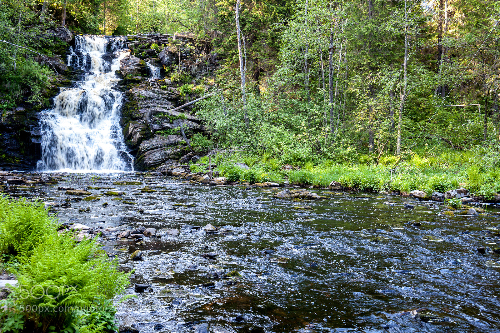 Canon EOS 5D Mark II sample photo. Waterfall photography