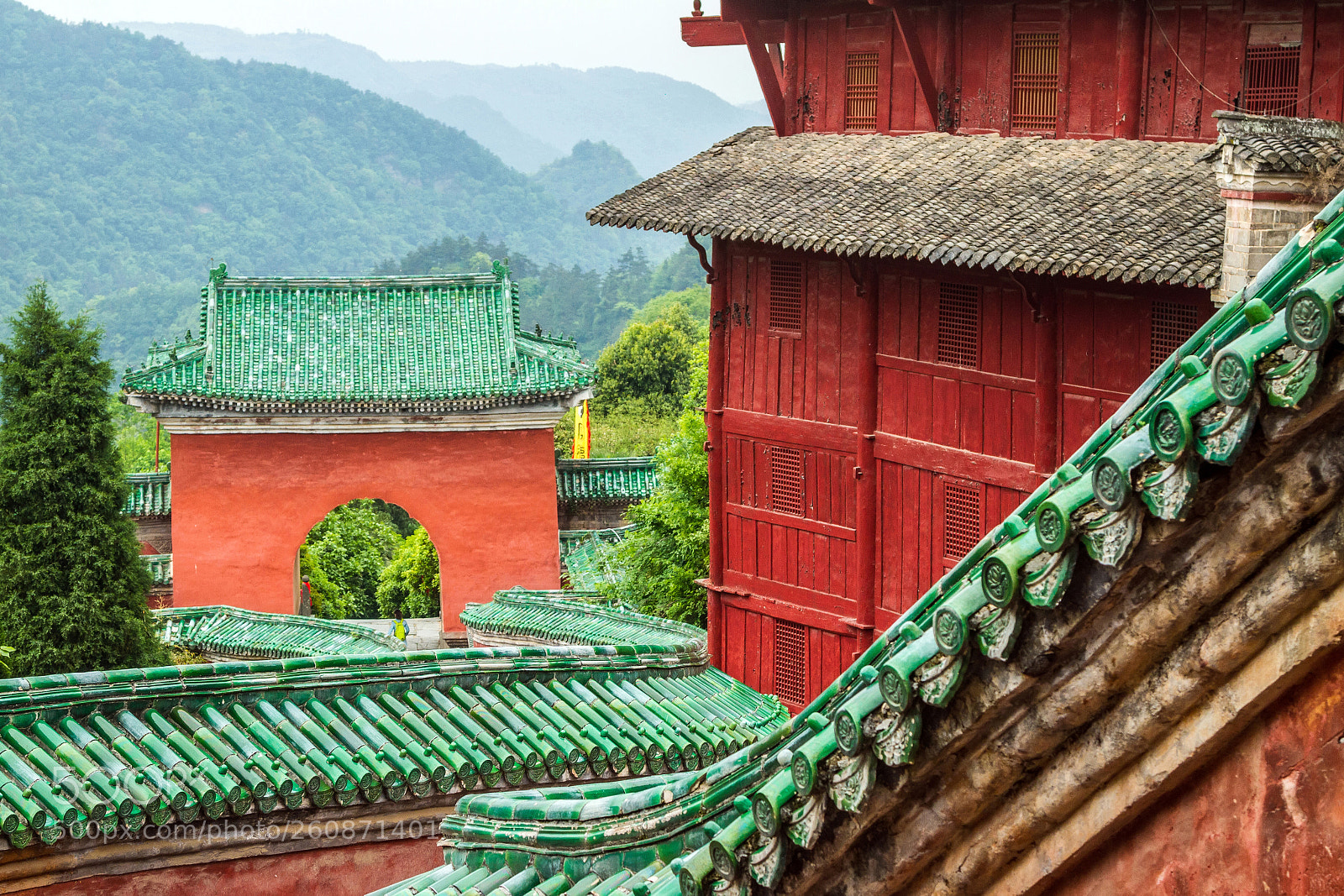 Canon EOS 7D sample photo. China, the wudang monastery photography