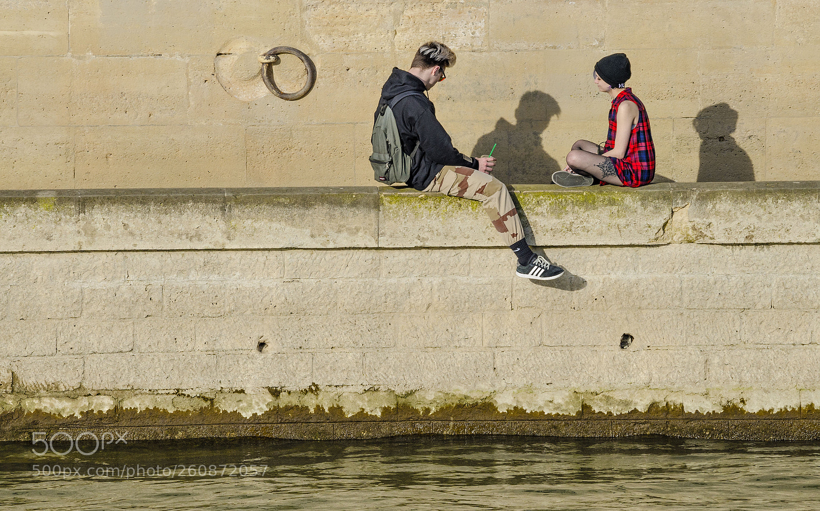 Nikon D610 sample photo. Amoureux du bord de photography