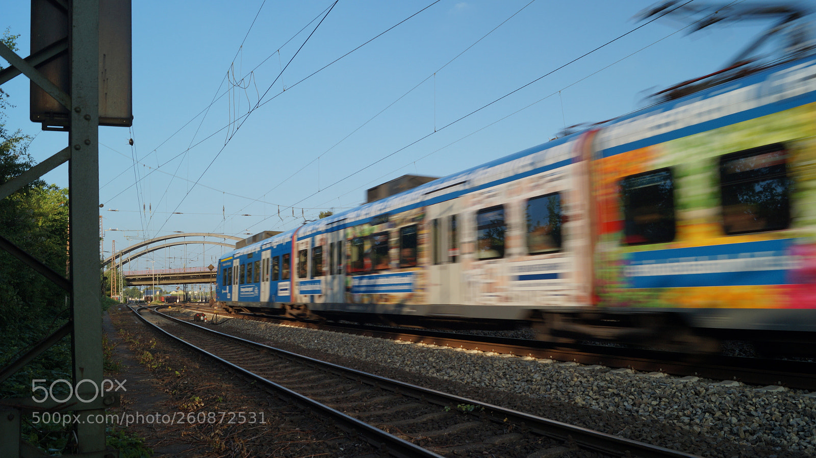 Sony SLT-A58 sample photo. Colorful train photography