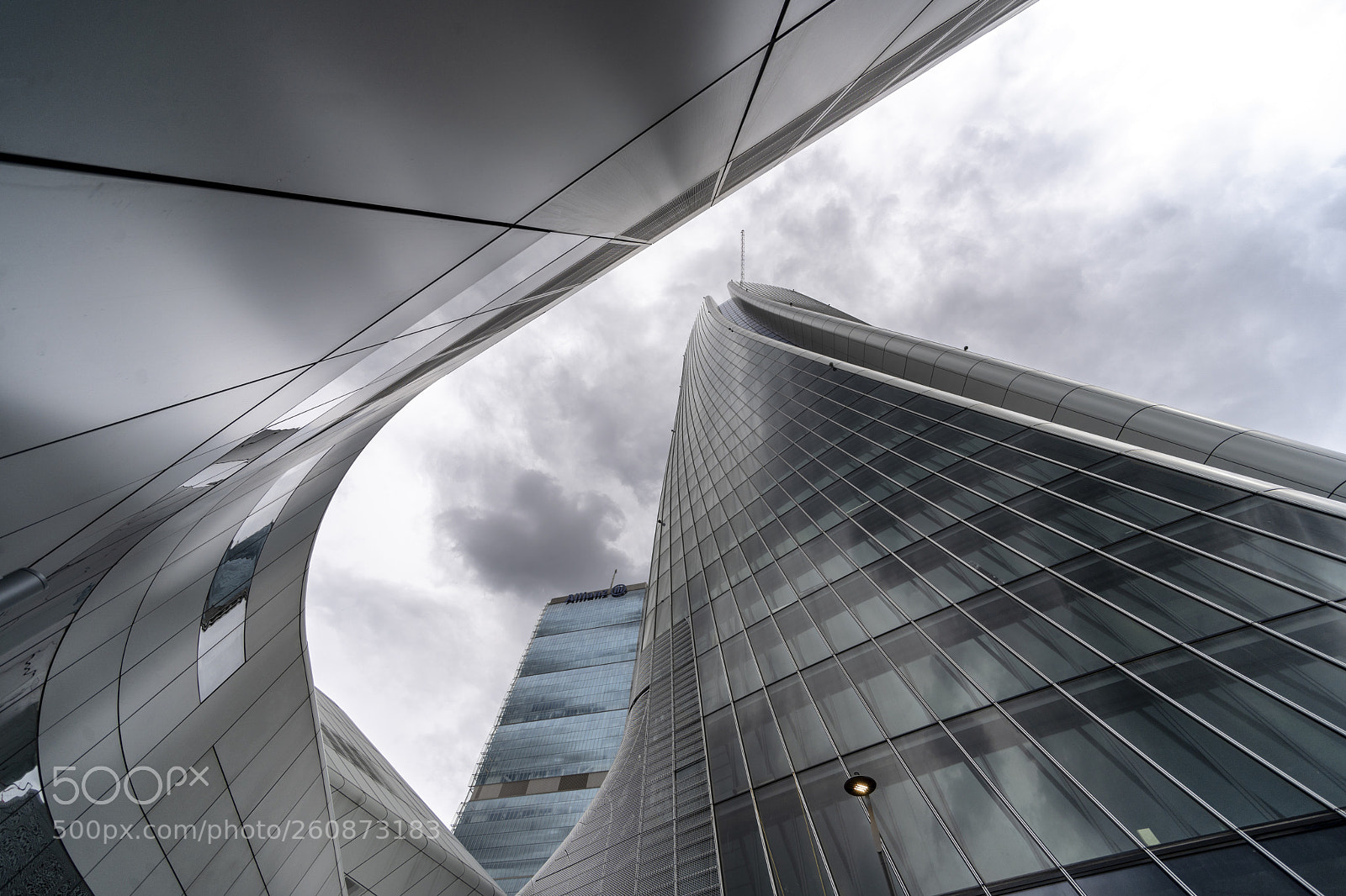 Sony a7 III sample photo. Hadid and isozaki towers photography