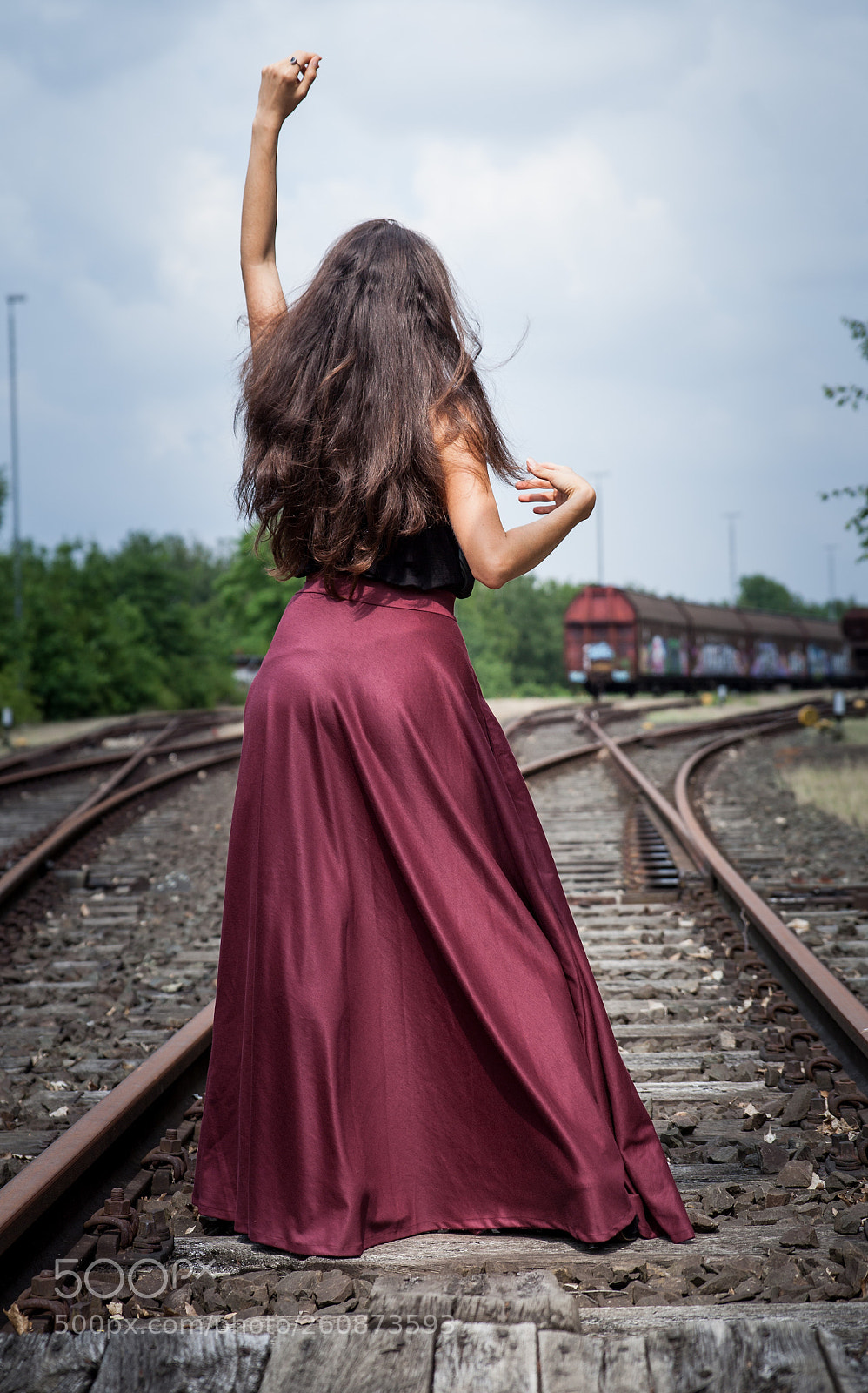 Canon EOS 5D Mark II sample photo. At the freight yard photography