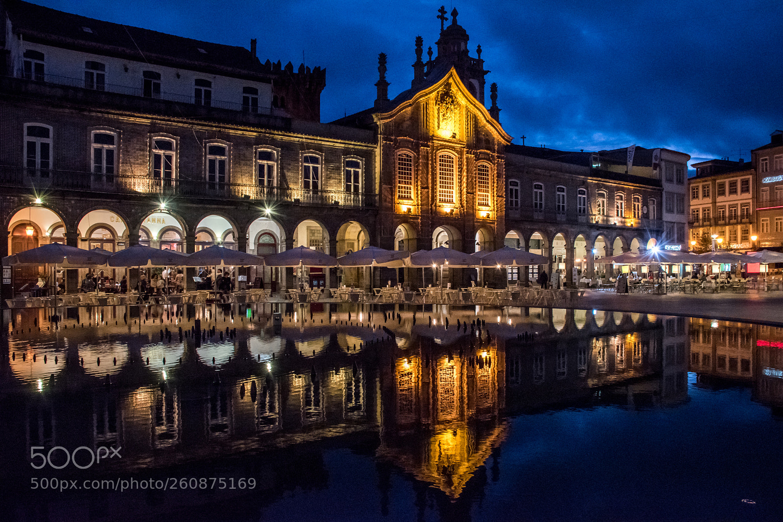 Nikon D5500 sample photo. Braga by night photography