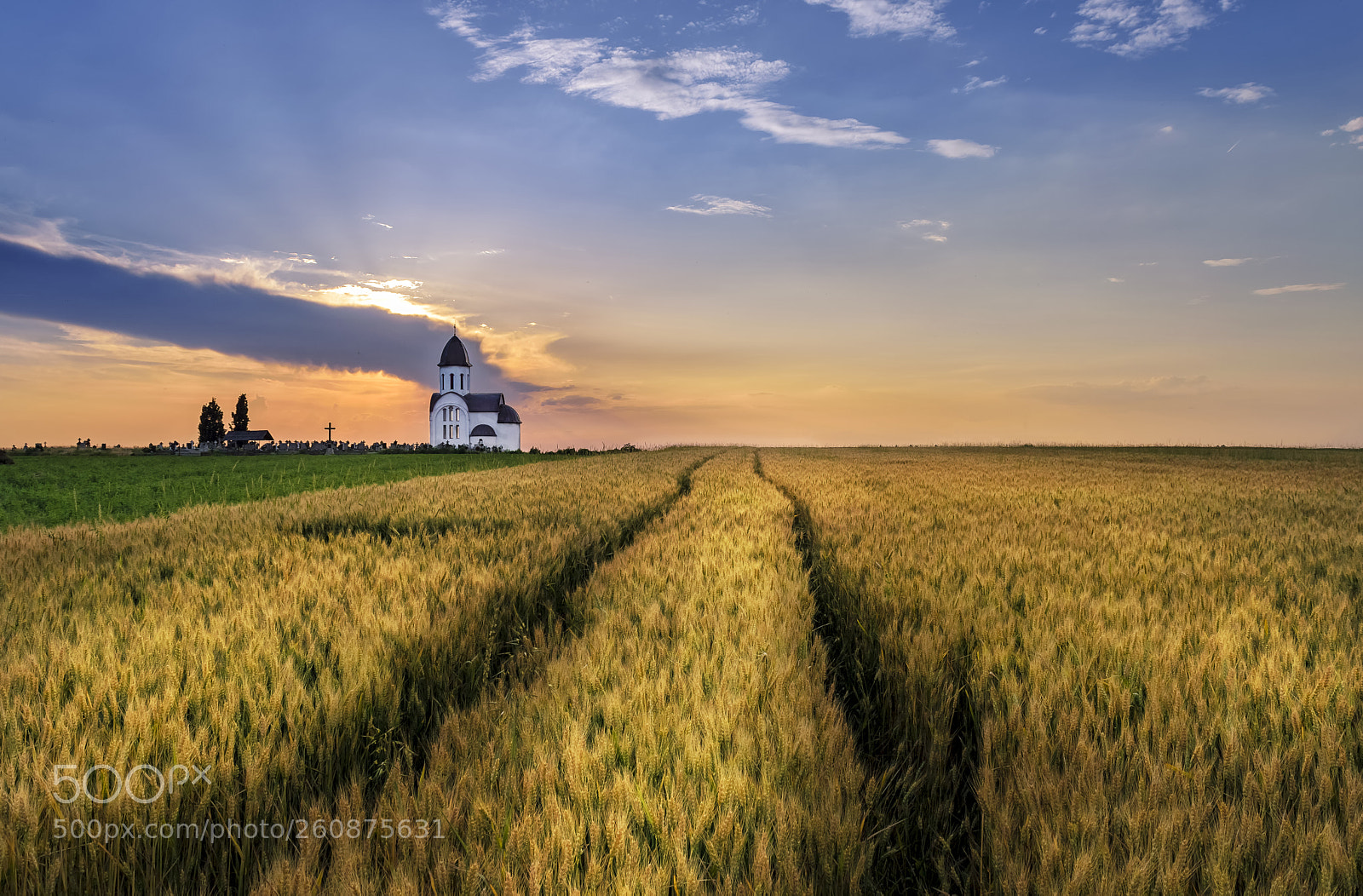 Nikon D3300 sample photo. Chapel at sunset photography