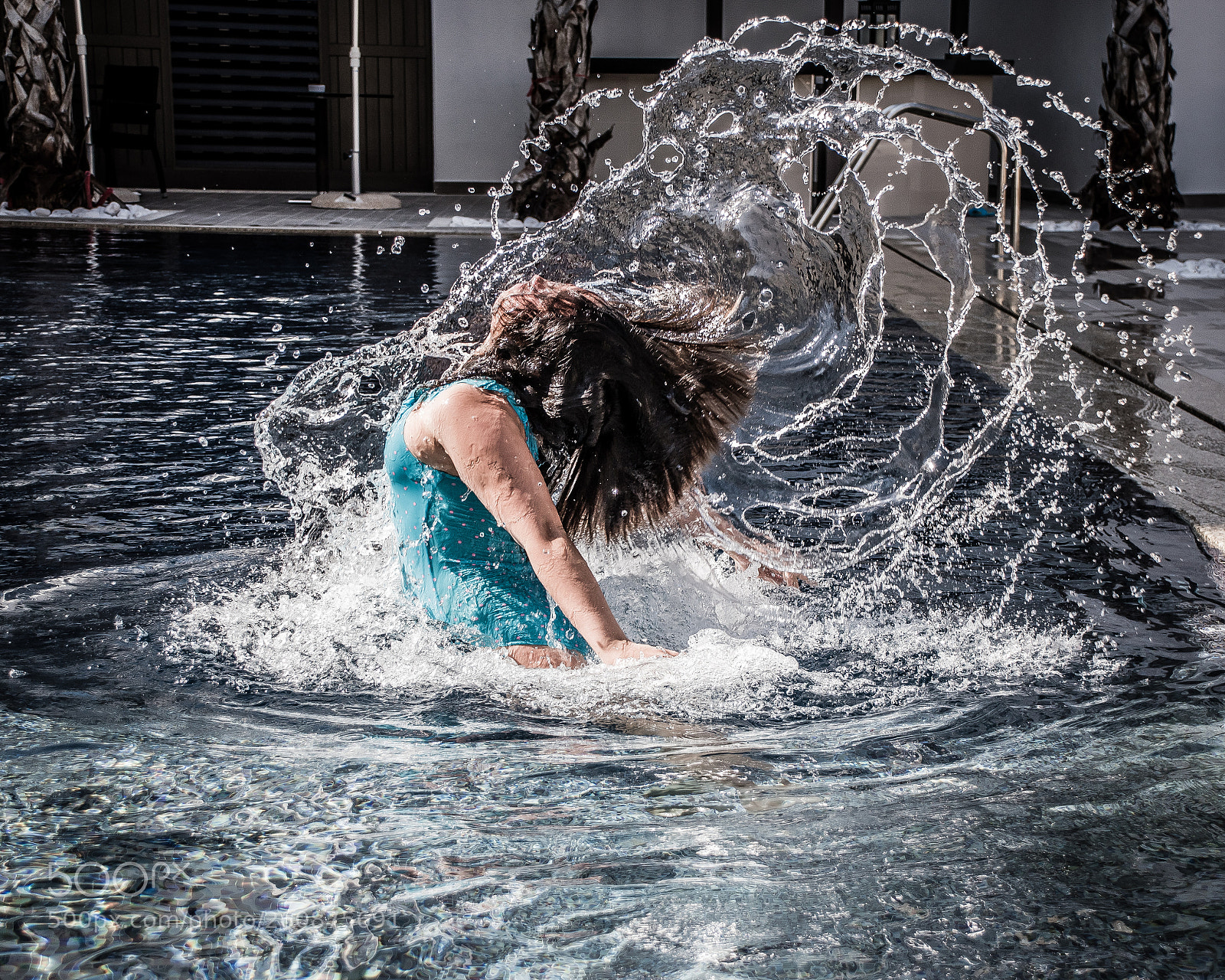 Nikon D5500 sample photo. Making rain photography