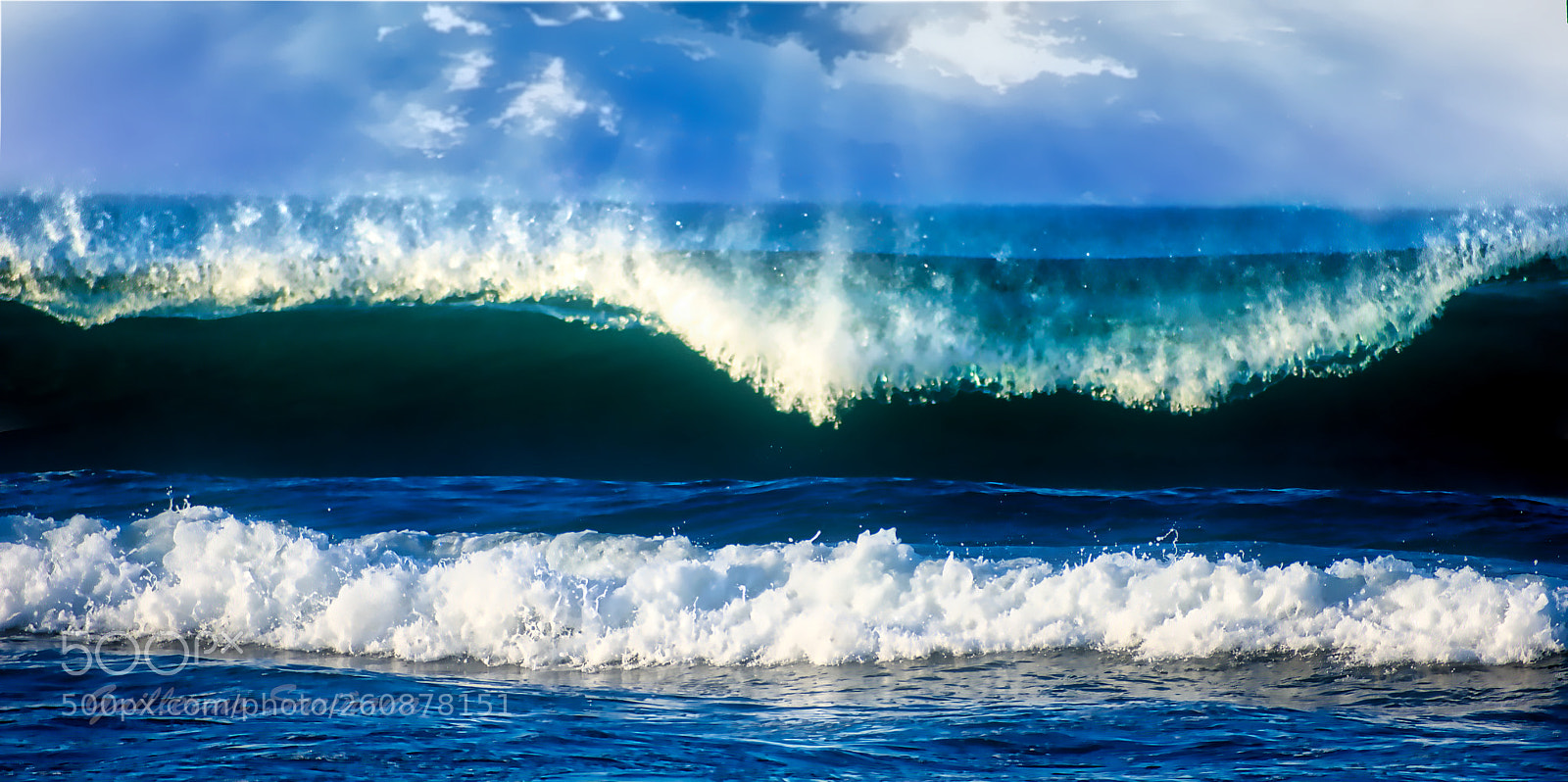 Nikon D3400 sample photo. Wave photography