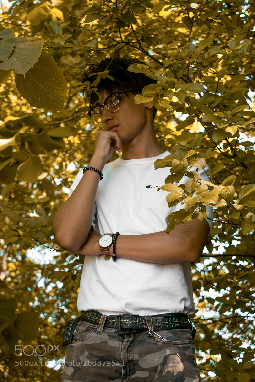 Nikon D5300 sample photo. Leafy portrait photography