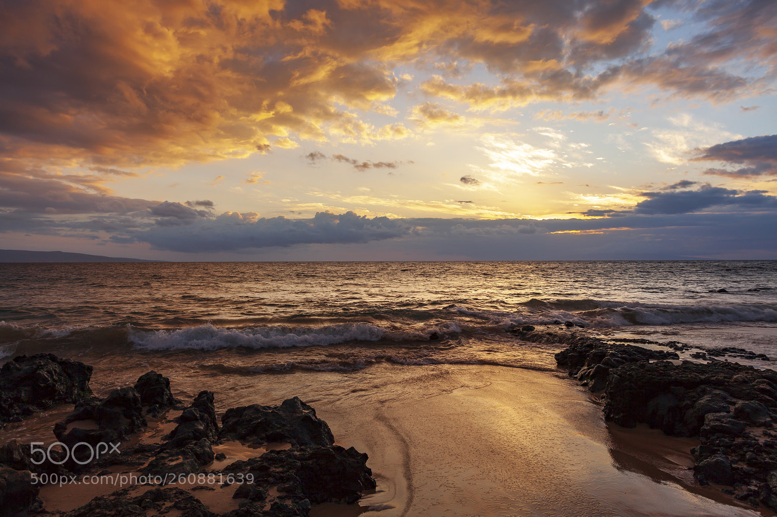 Canon EOS 5D Mark II sample photo. Sunset in maui, hawaii photography