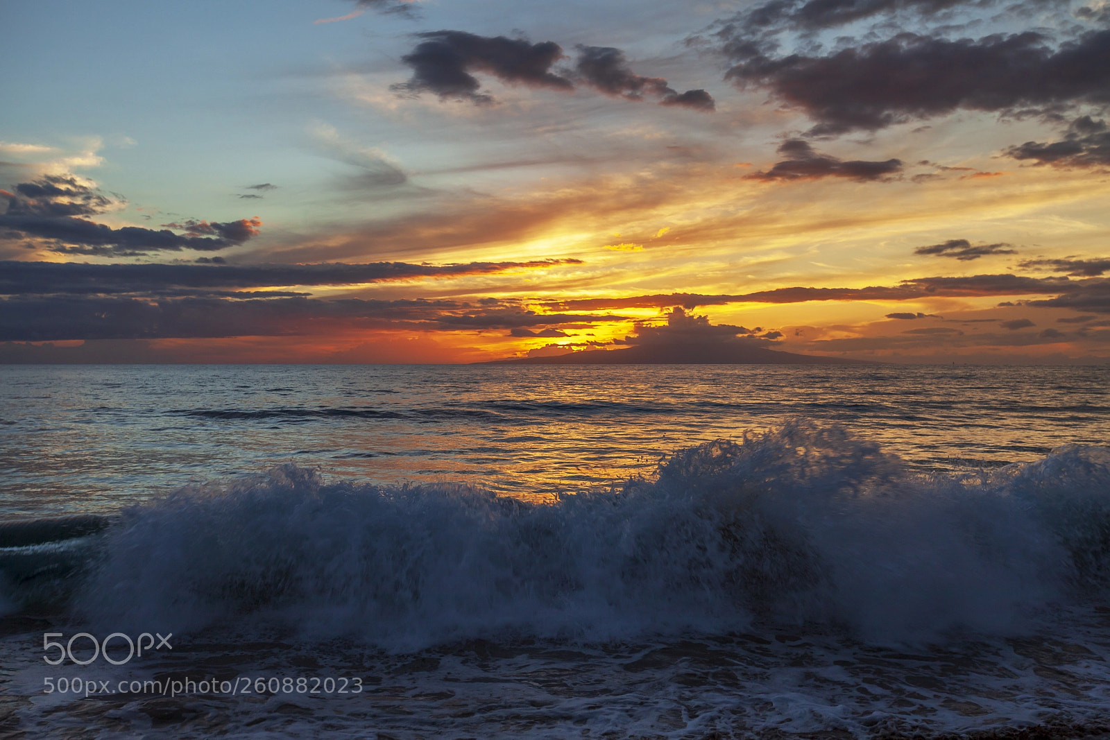 Canon EOS 5D Mark II sample photo. Sunset in maui, hawaii photography
