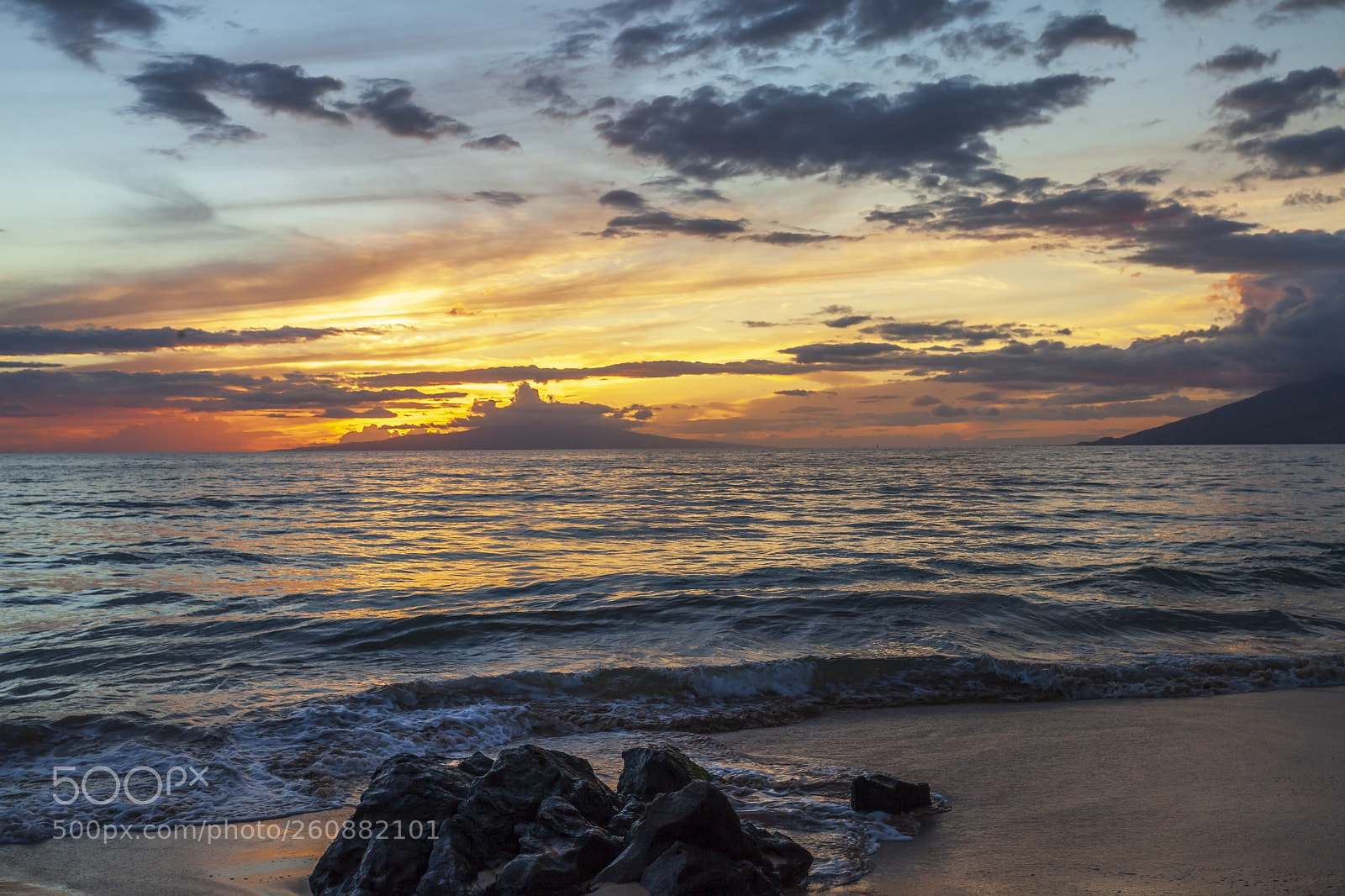 Canon EOS 5D Mark II sample photo. Sunset in maui, hawaii photography