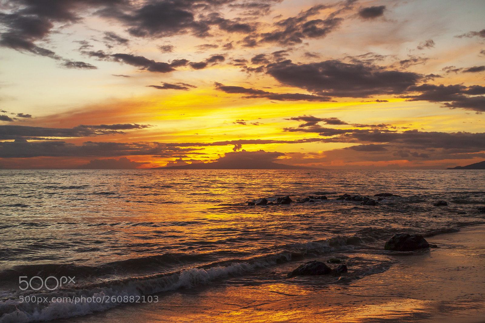 Canon EOS 5D Mark II sample photo. Sunset in maui, hawaii photography