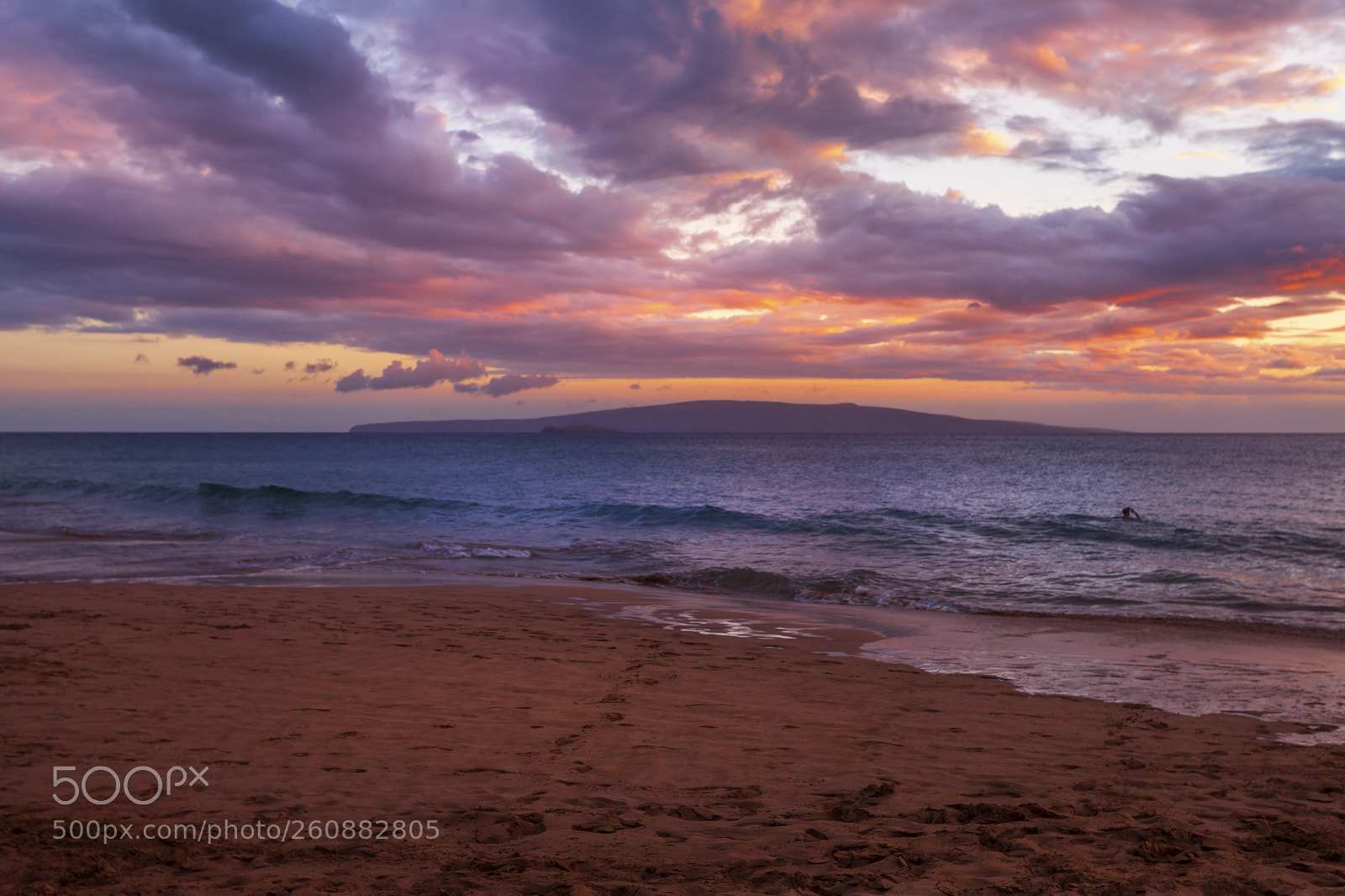 Canon EOS 5D Mark II sample photo. Sunset in maui, hawaii photography
