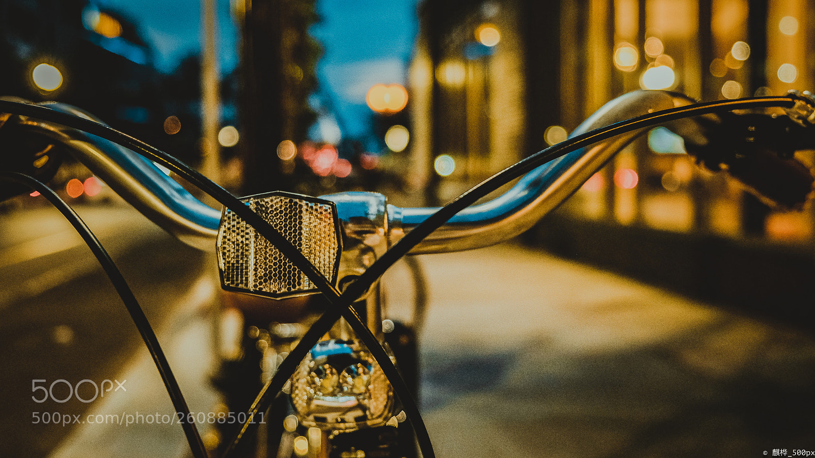Fujifilm X-T2 sample photo. Bike at night photography